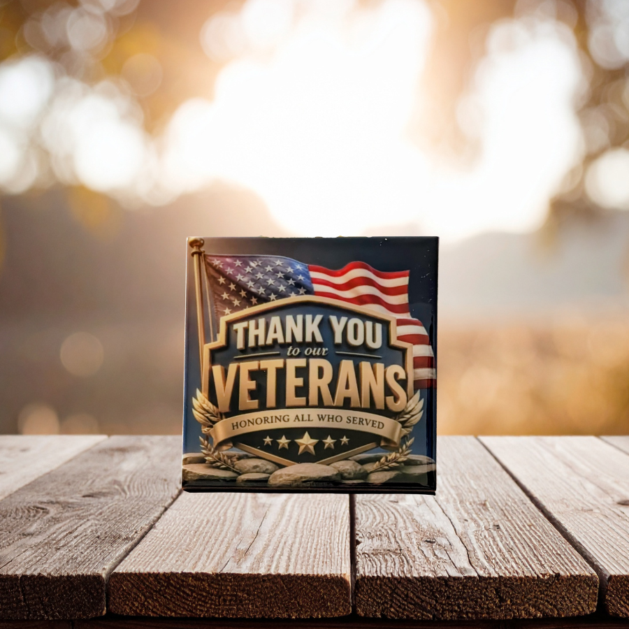 Veterans Appreciation Ceramic Tile