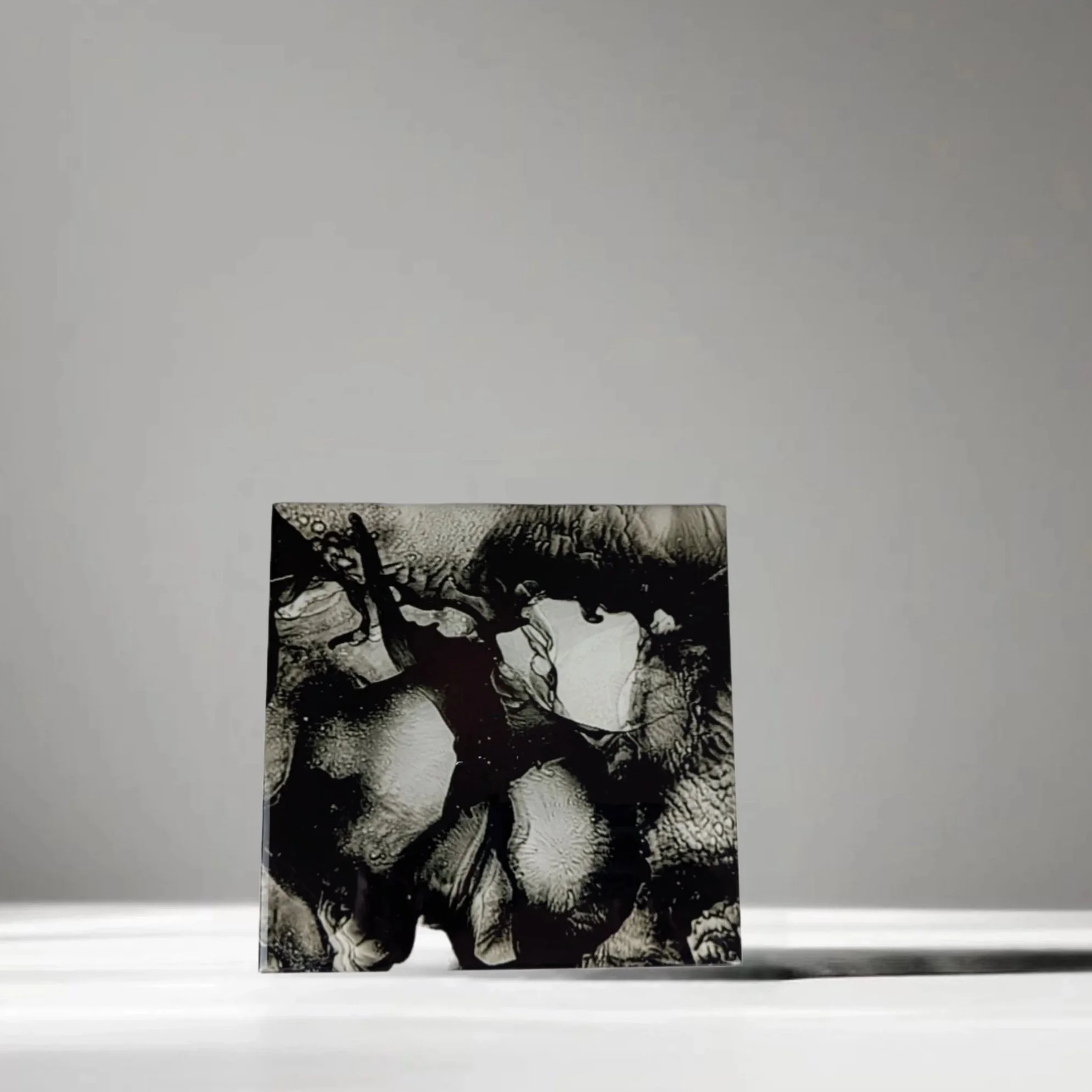 Abstract Alcohol Ink Ceramic Tile Art