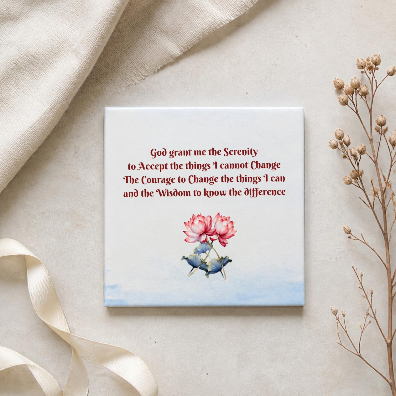 Inspirational Serenity Prayer Art
