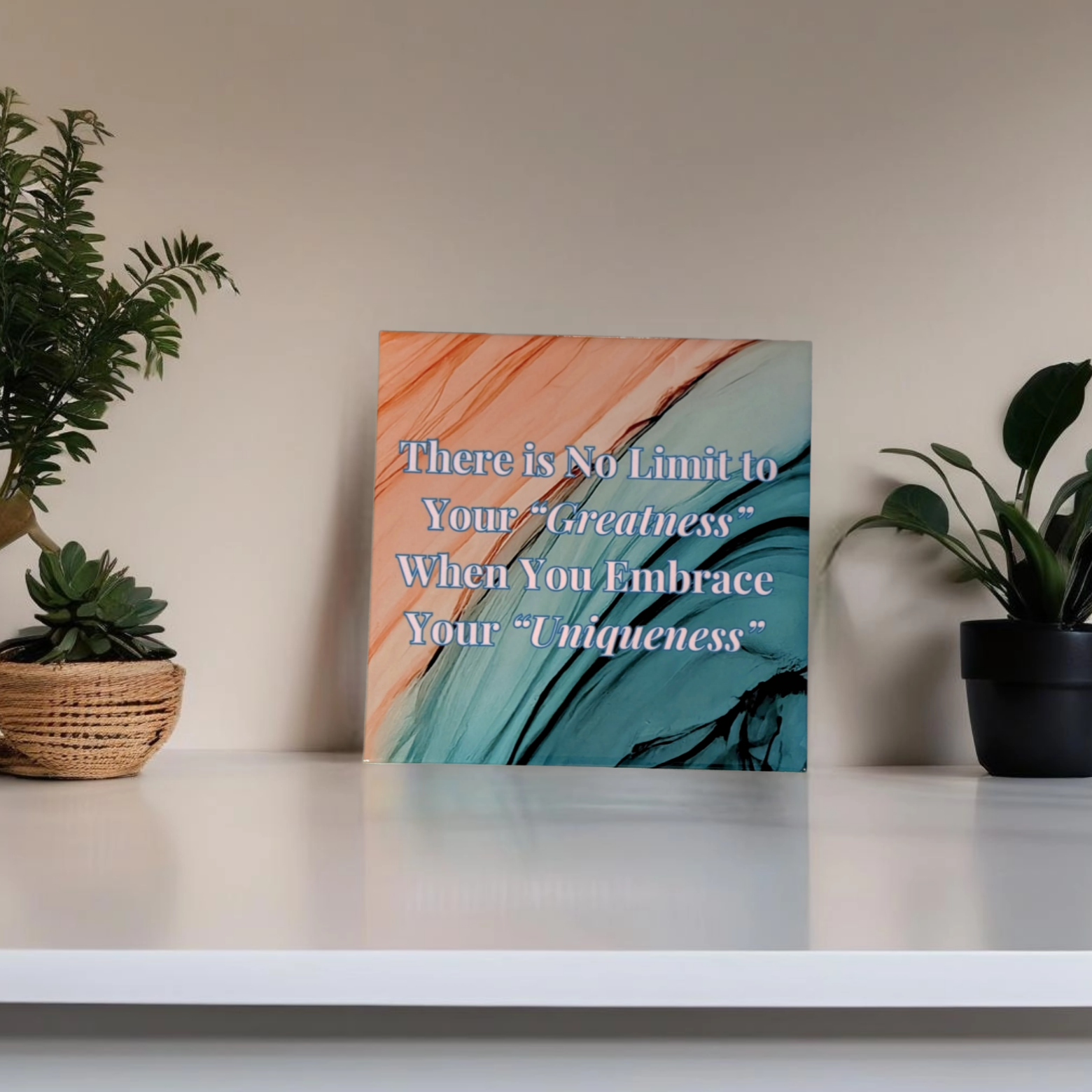 No Limit to Your Greatness Ceramic Tile