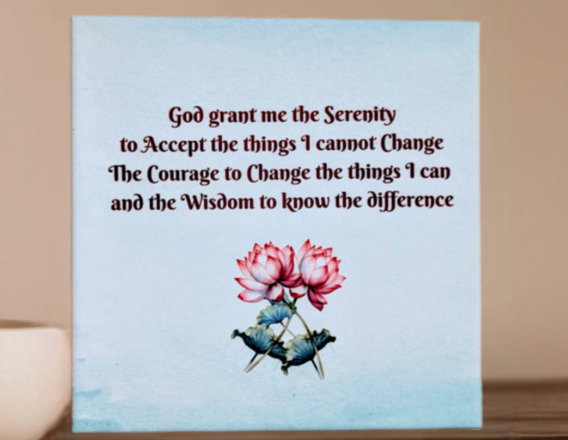 Inspirational Serenity Prayer Art