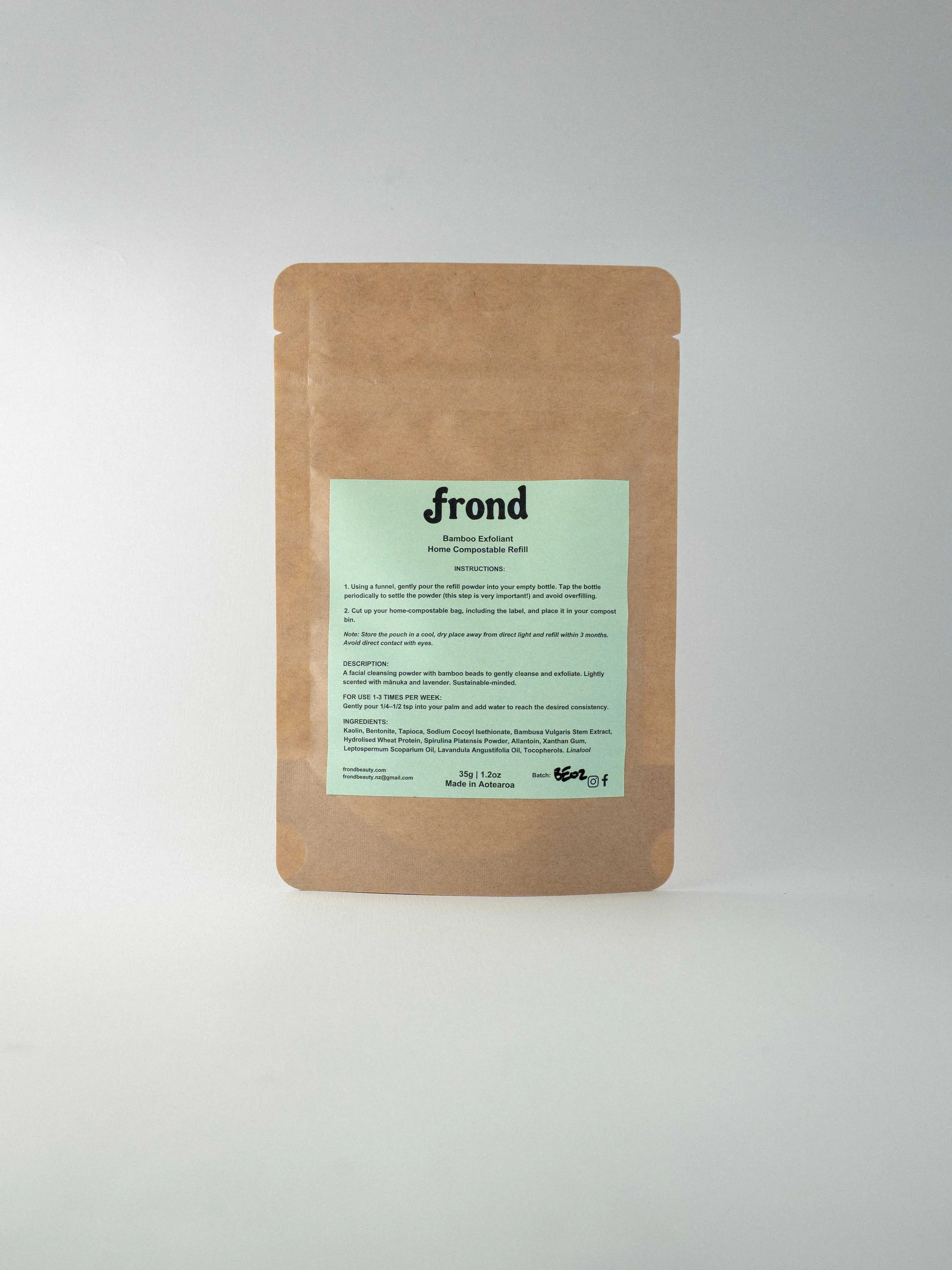 Bamboo Exfoliant Refill