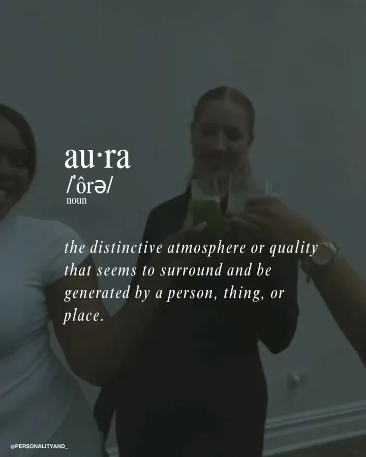 Drinks, portraits, keepsakes, community🌱

At &amp;Aura, we&rsquo;re making your presence something you can actually see, feel, and celebrate. 

Take our exclusive &amp;Aura Personality Test to discover your unique aura, unlock your personalized aura