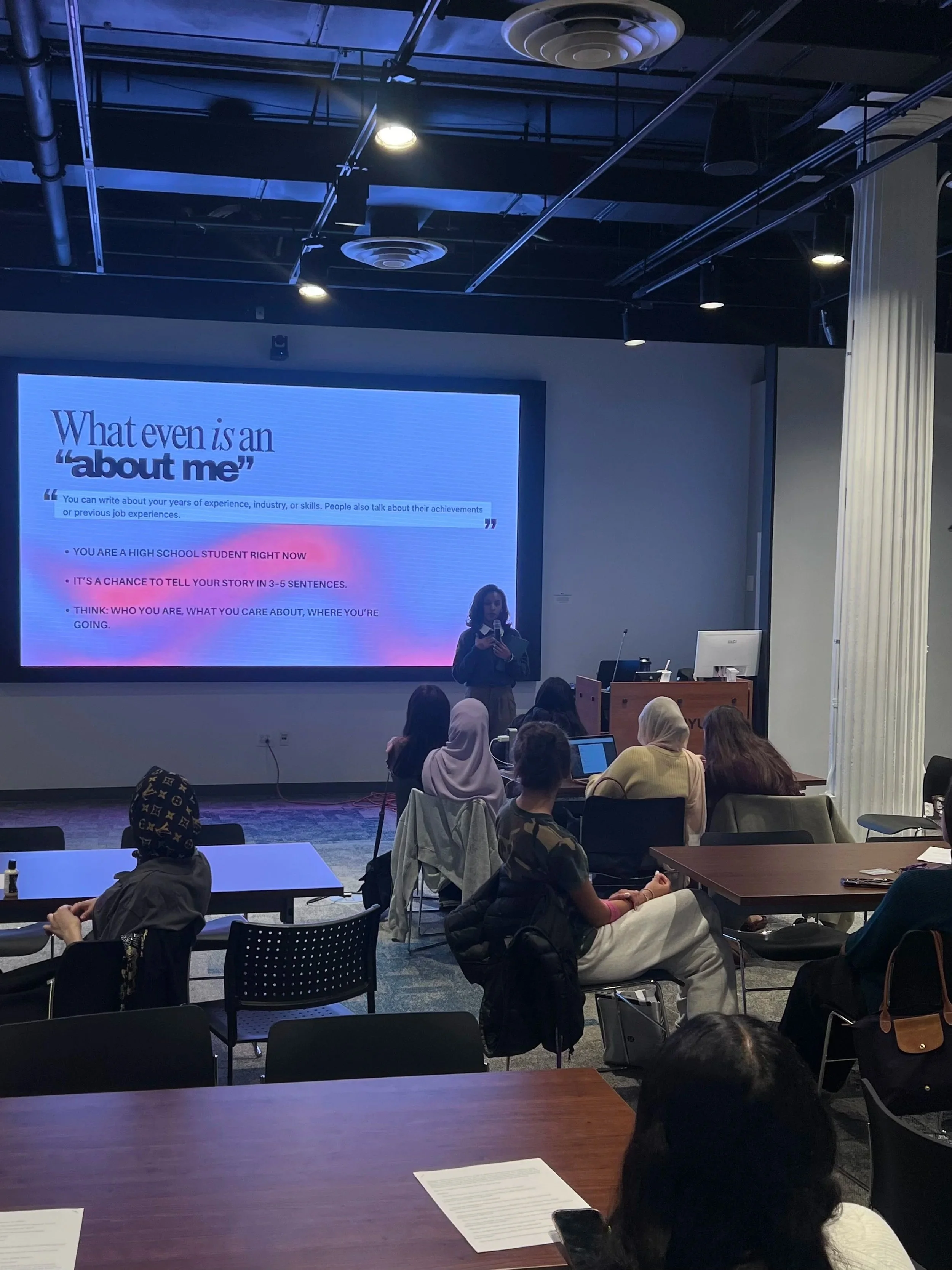 How to Write Your “About Me” Intentionally: NYU STEM Program Professional Development Workshop