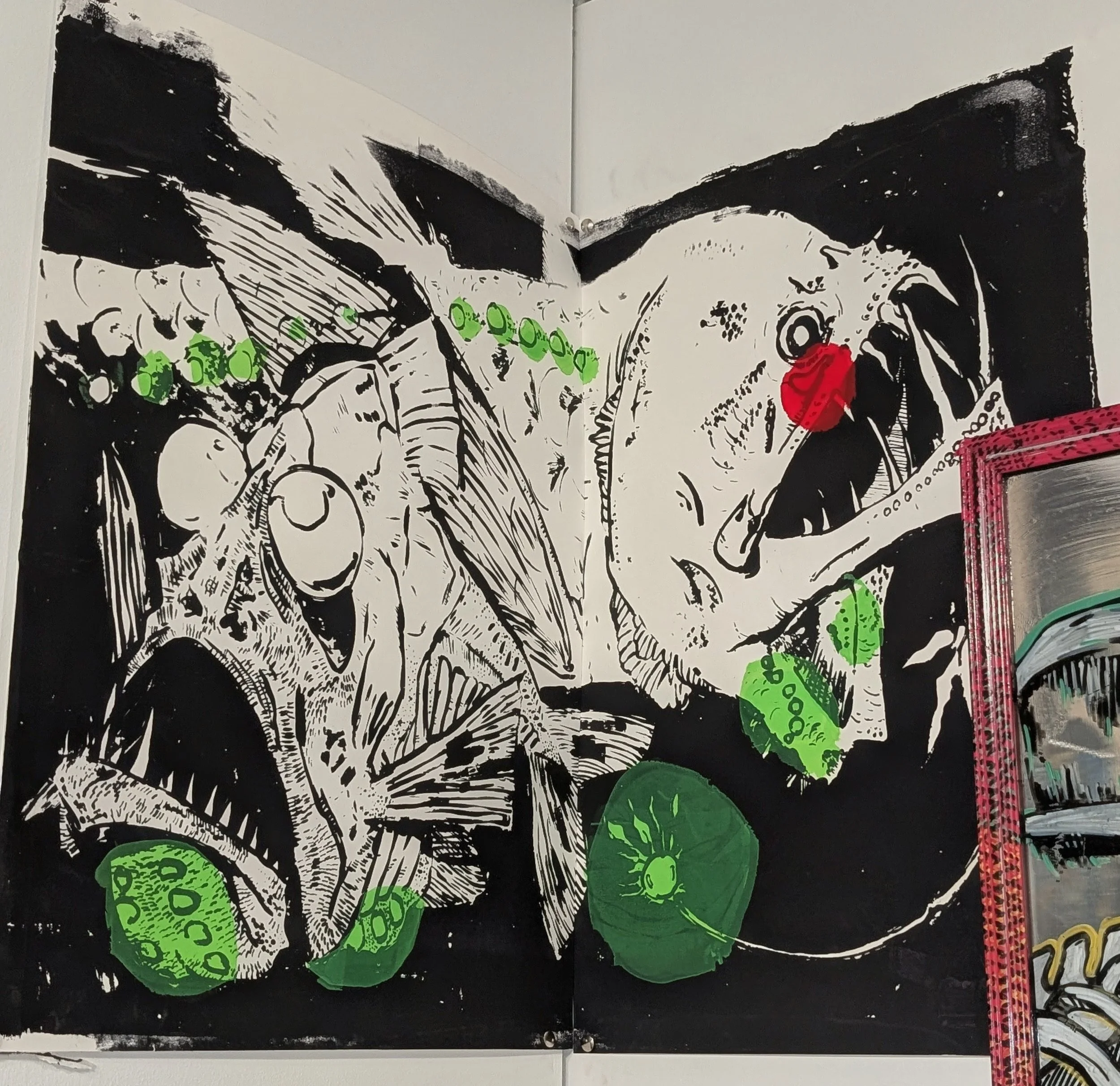 Underwater Creatures #2 HatchetFIsh and Viperfish.  VIperfish use red bioluminesce!