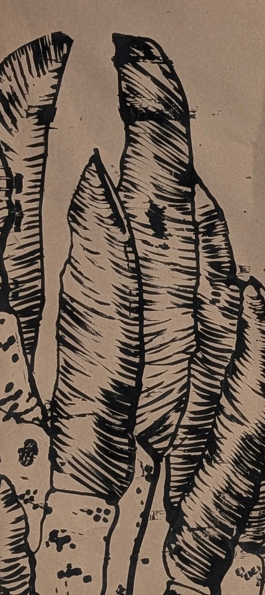 tubeworms on Kraft paper.  I like these guys more then I thought I would. 