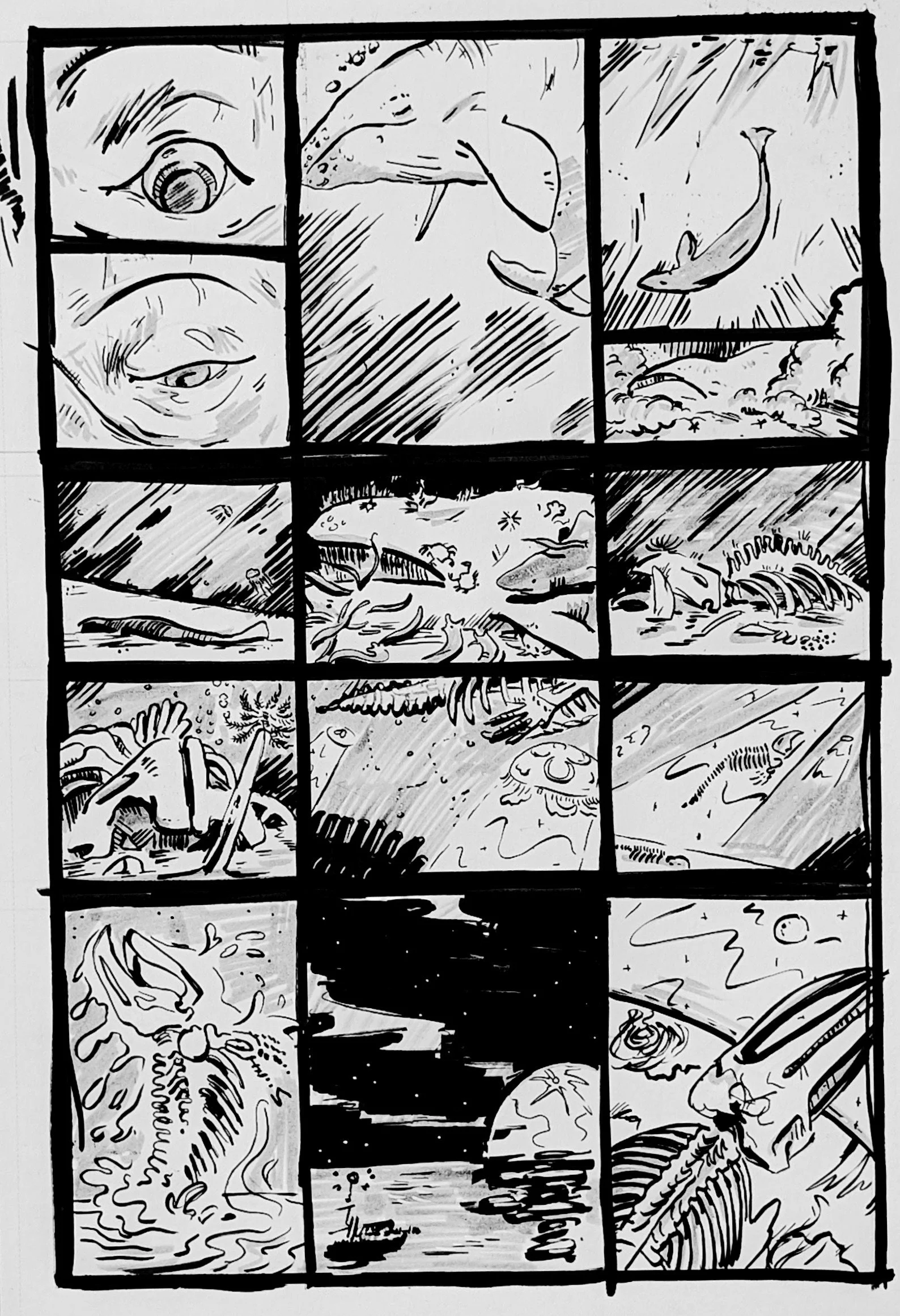 Whale fall, a comic, 2025