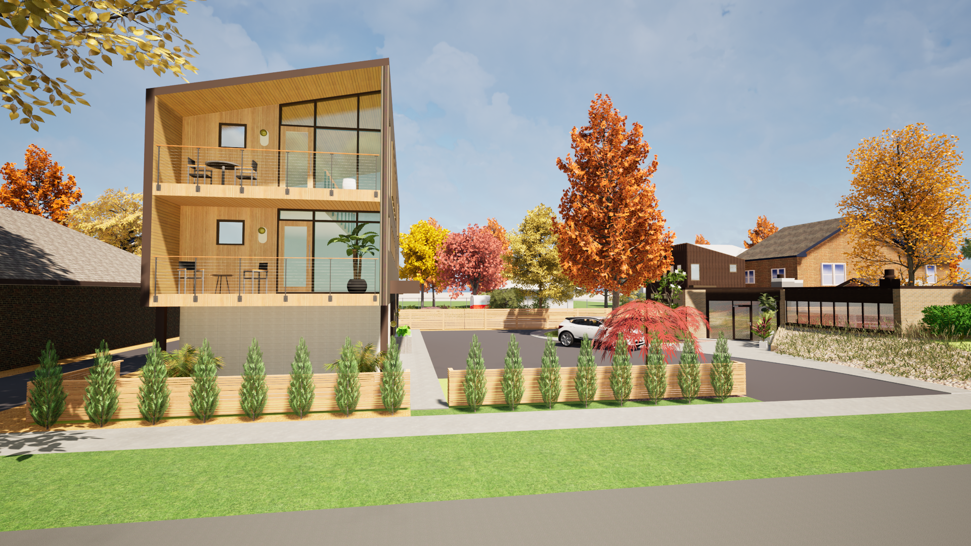 Exterior Perspective View