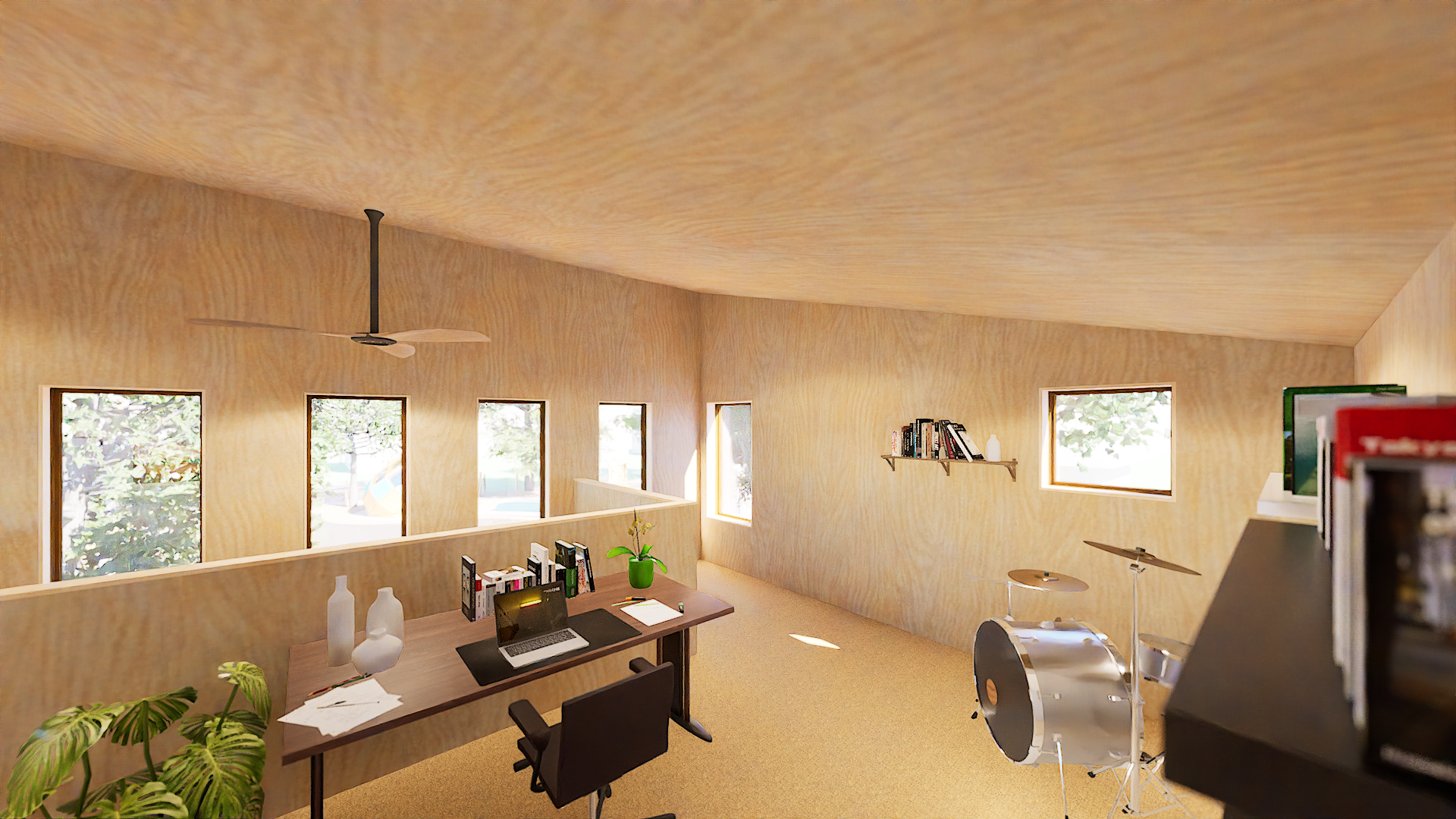 Interior Perspective View 