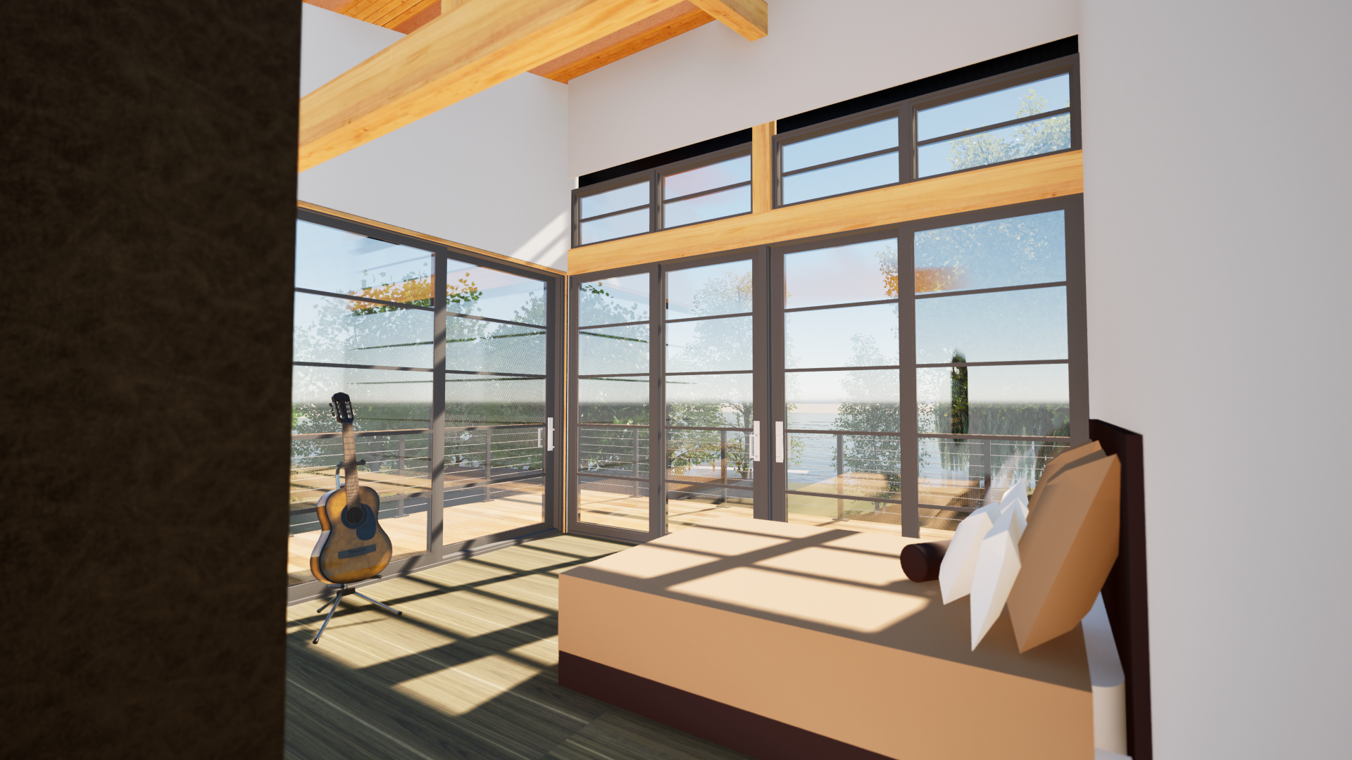 Interior Perspective View Bedroom