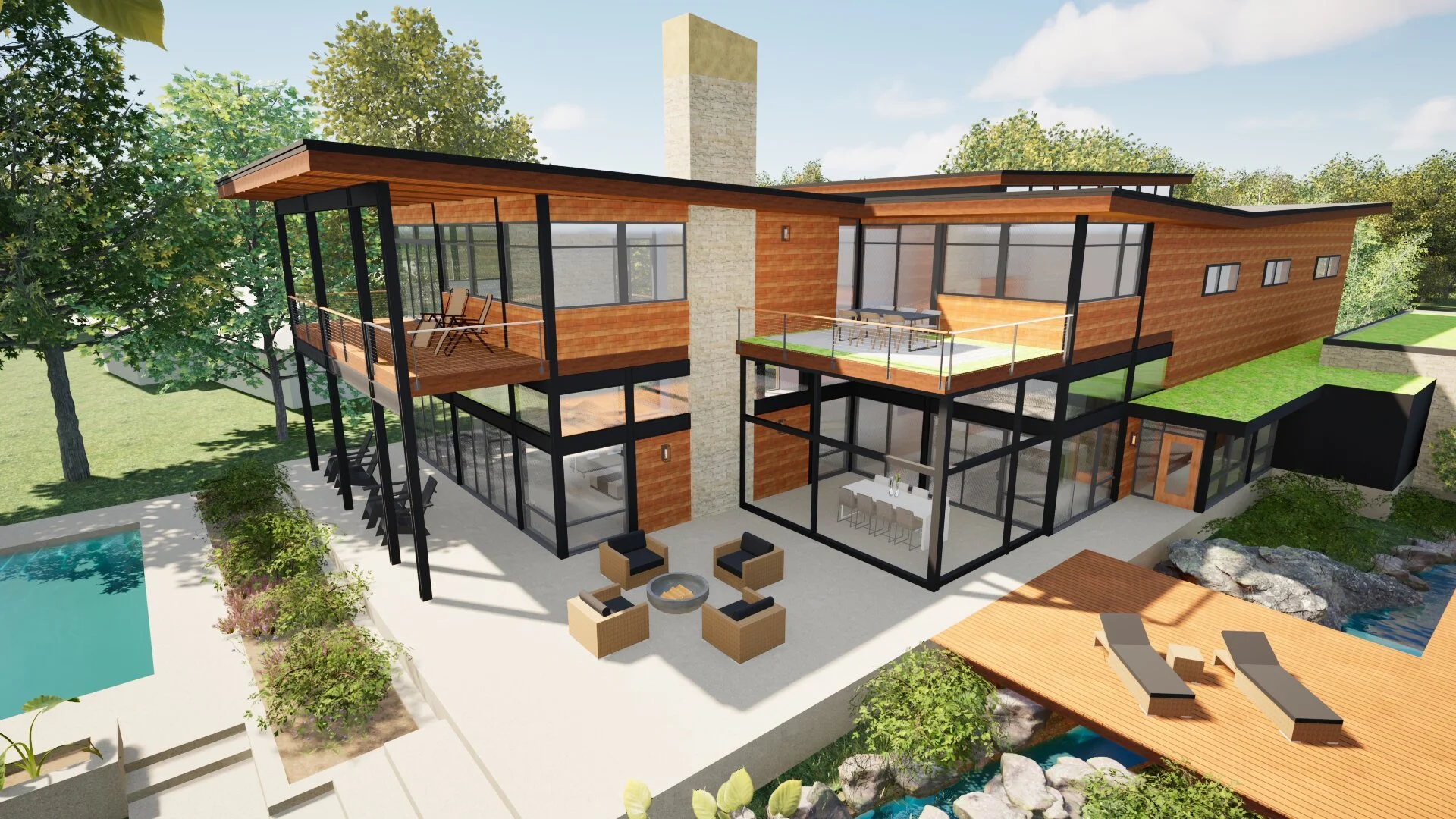 Exterior Perspective View