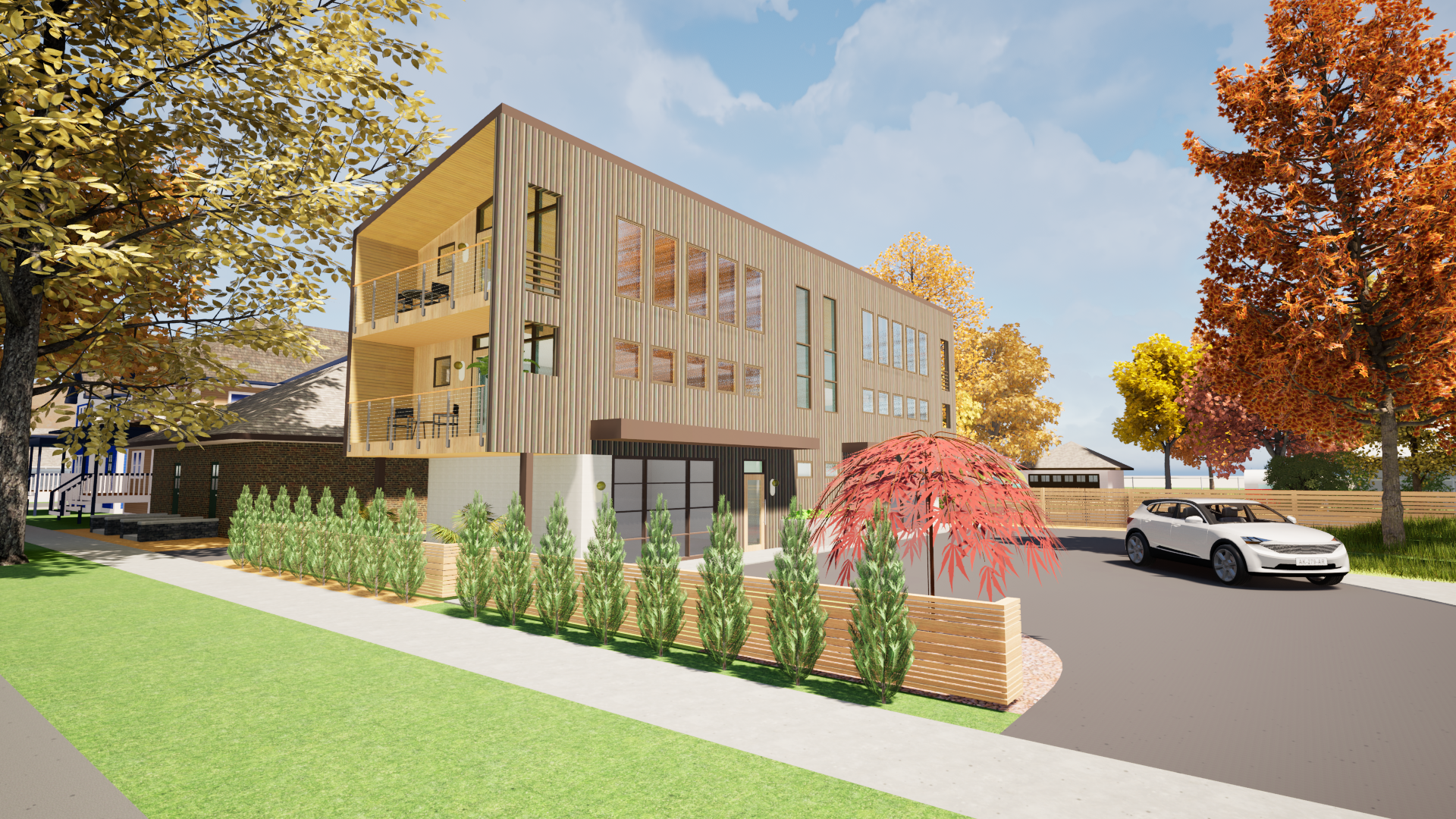 Exterior Perspective View