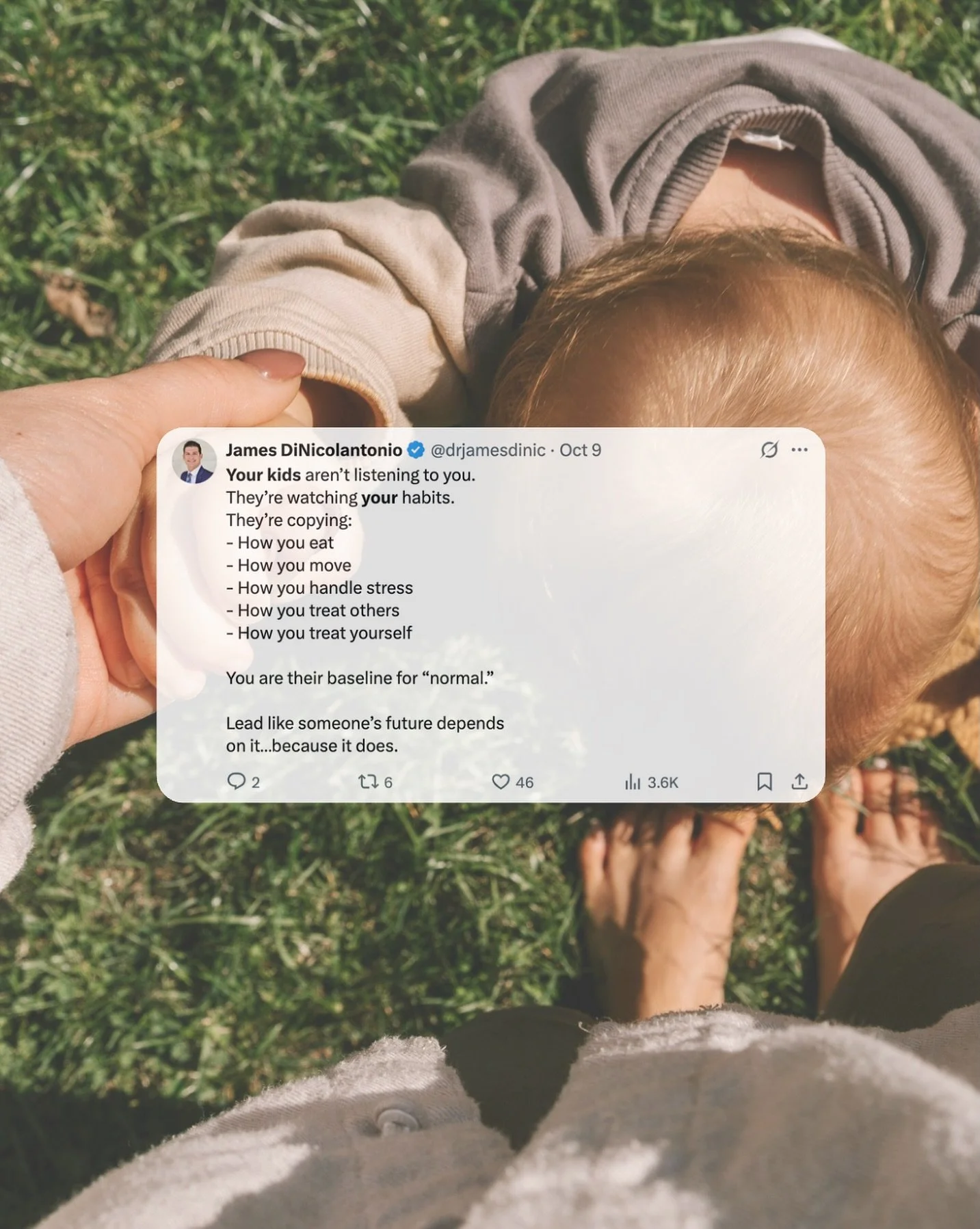 They’re not just watching you... they’re becoming you.
Every bite, every breath, every “thank you” or “I’m sorry”… they’re soaking it all in. π
Your habits are their blueprint for life.
So let&
