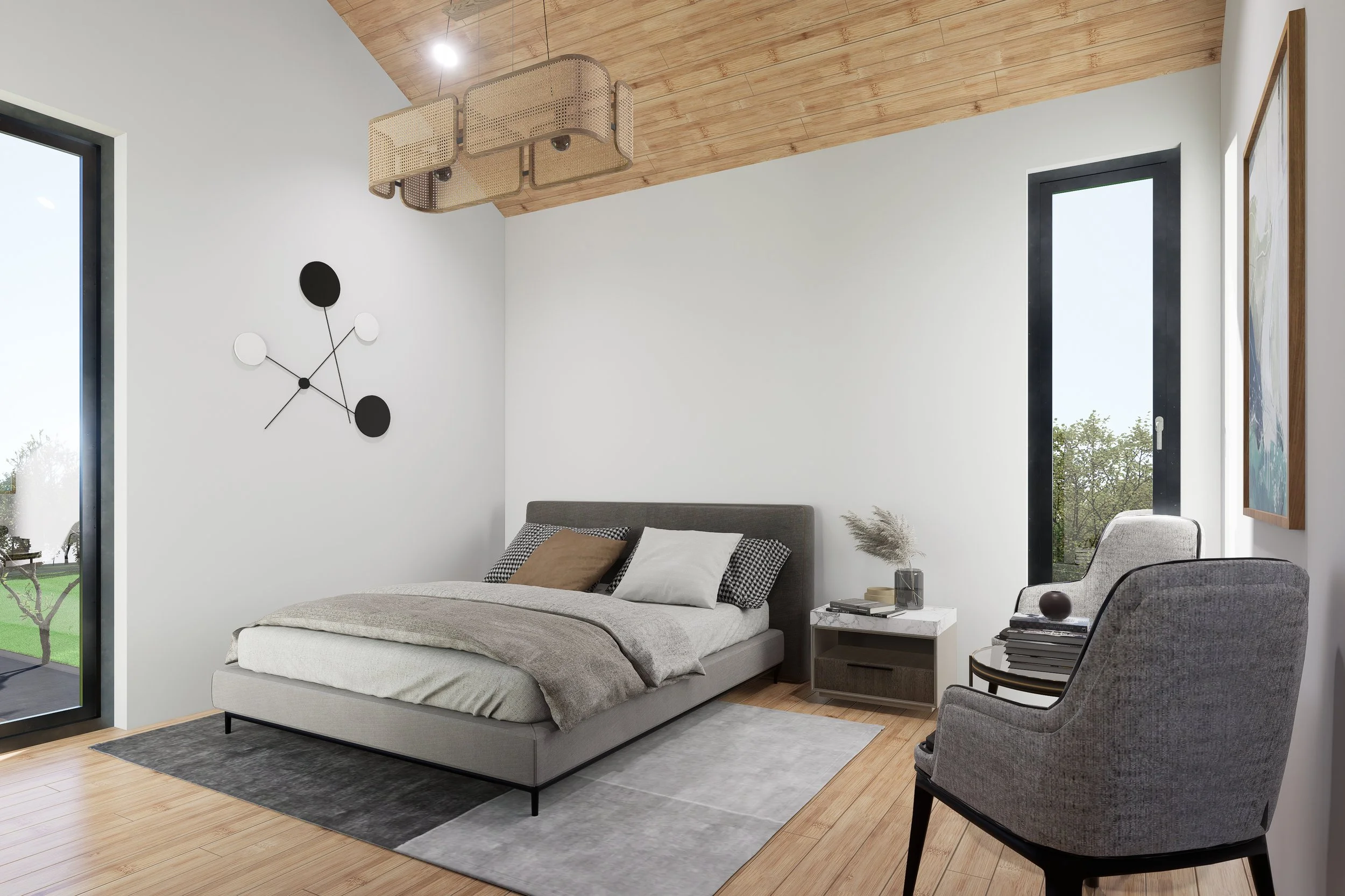 Akakura Onsen luxury lodge for sale bedroom