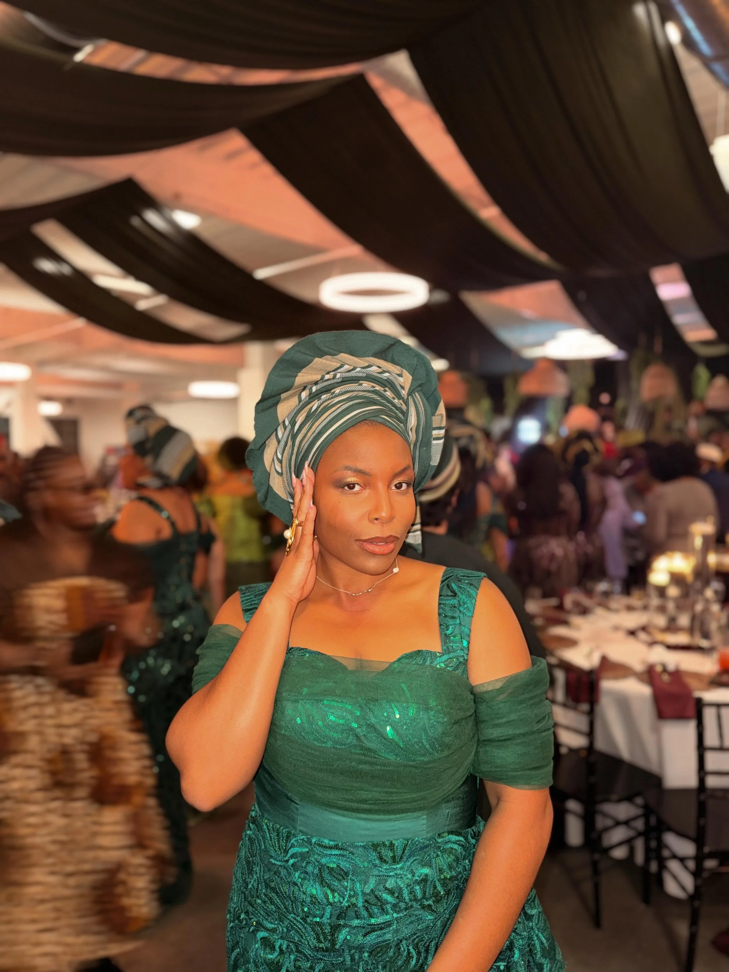 Repping the Nwakudu clan 💚🇳🇬
Congrats to my cuzzo @kezito_ &amp; his beautiful bride @thegirlnextdoorj 💍💖 #JK2026 #tradwedding