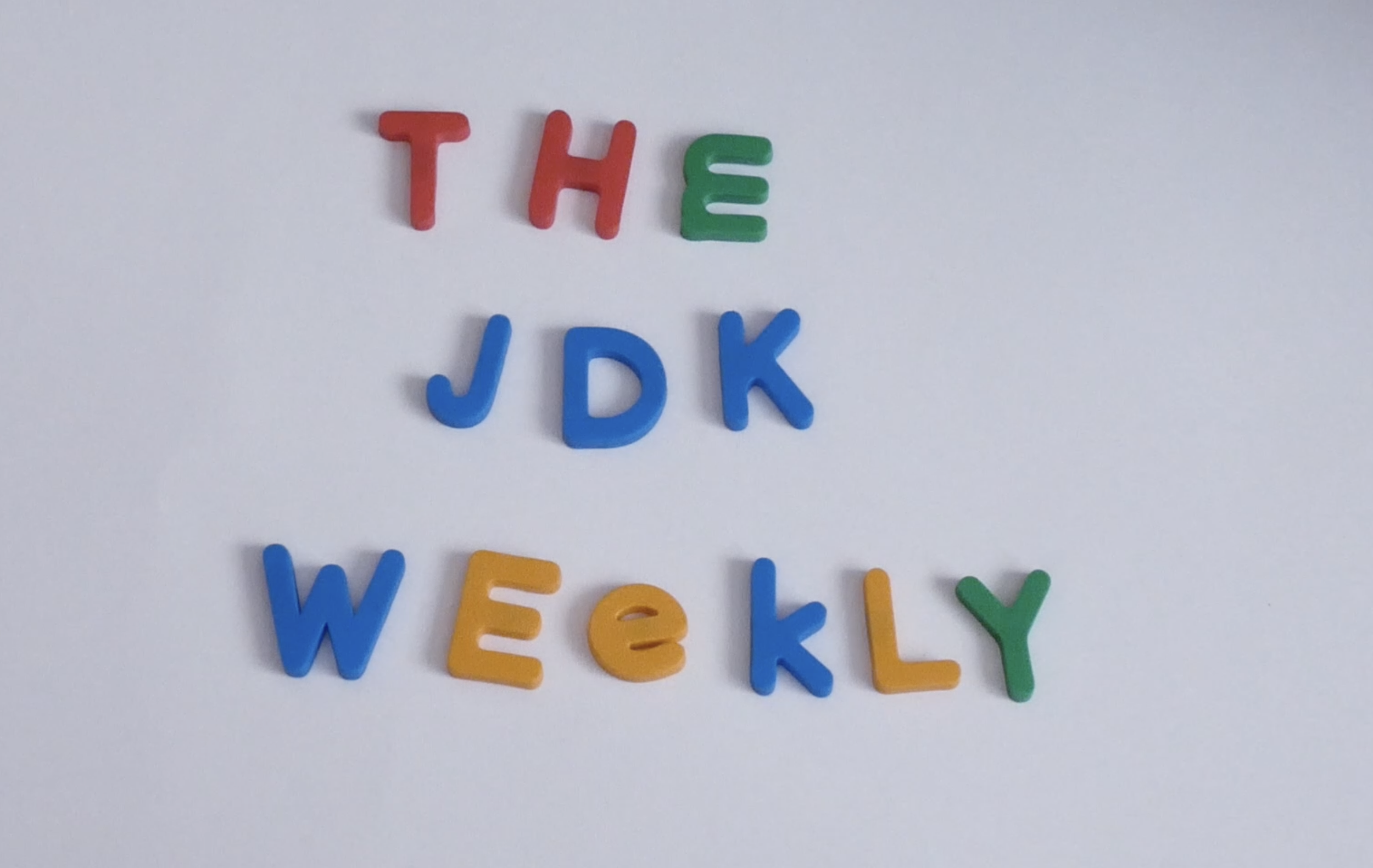 JDK Weekly – A TV Series