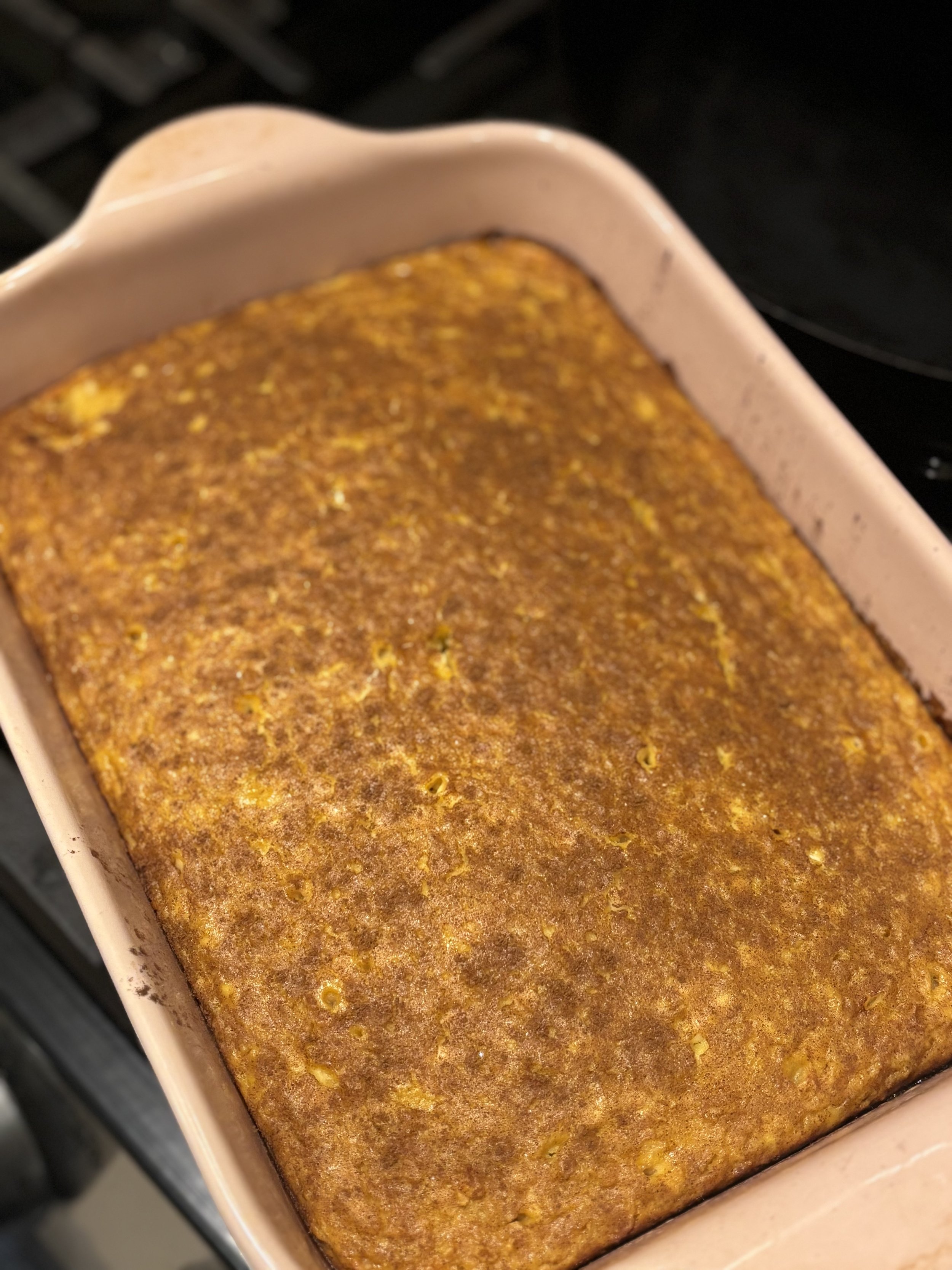 Cinnamon Apple Cottage Cheese Bake