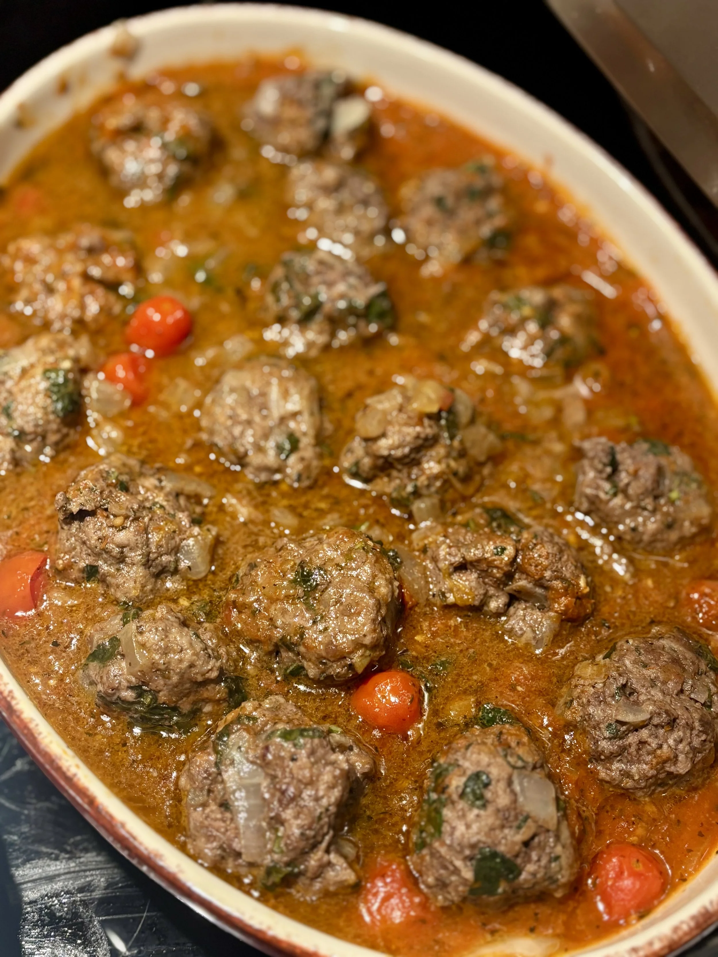 Italian Grass-Fed Meatballs In Marinara