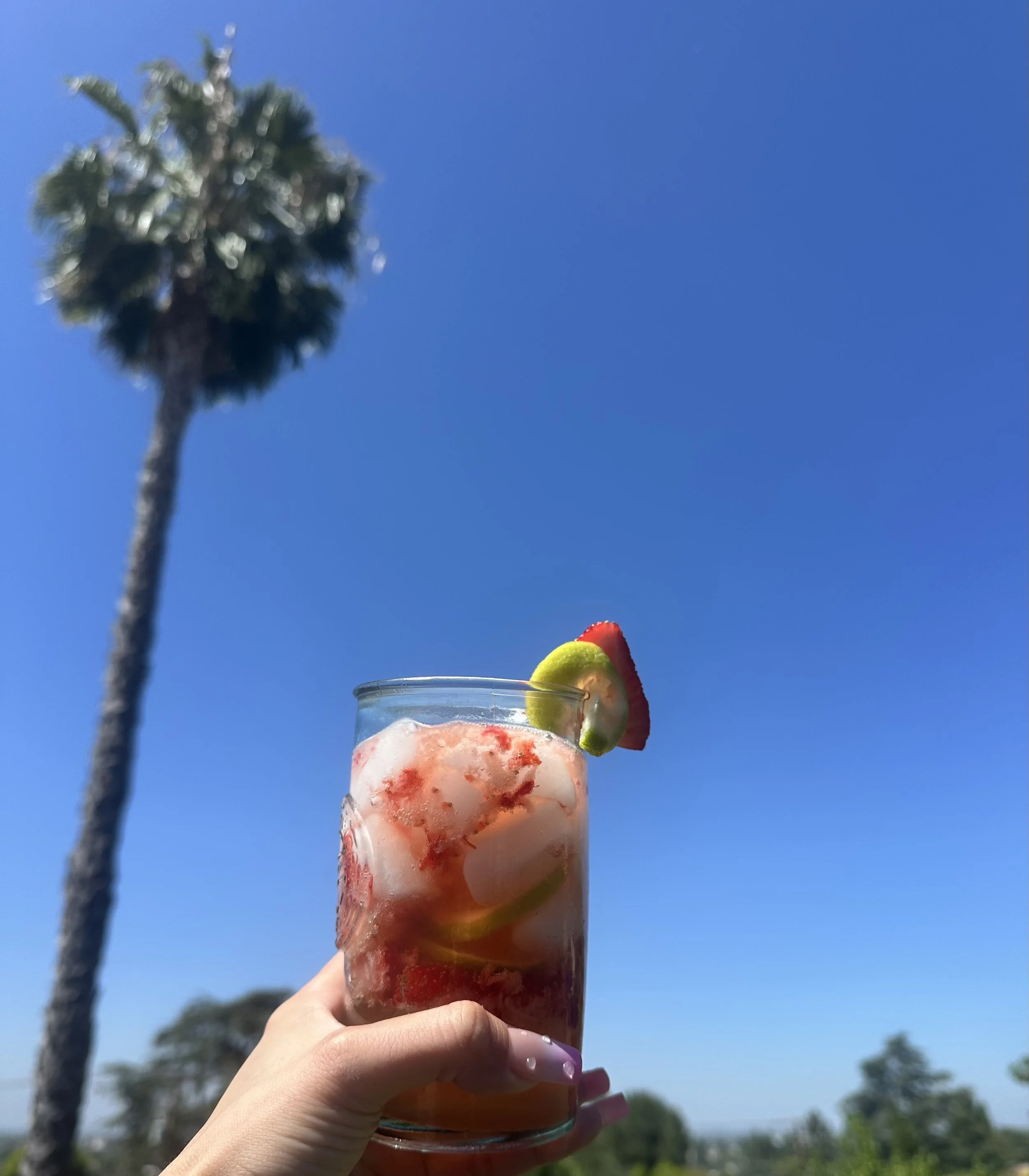 Strawberry &amp; Lime Refresher