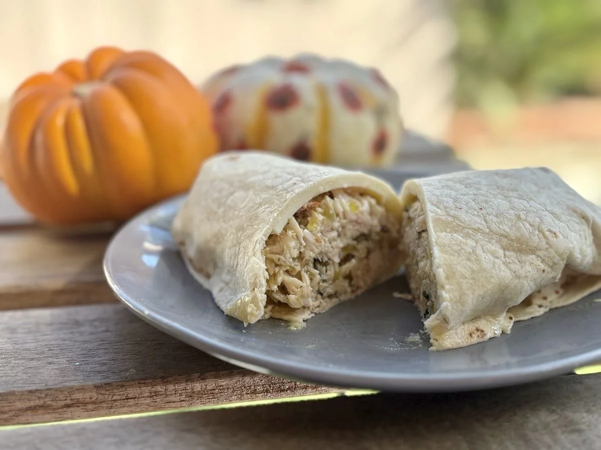 Turkey cran havarti wrap