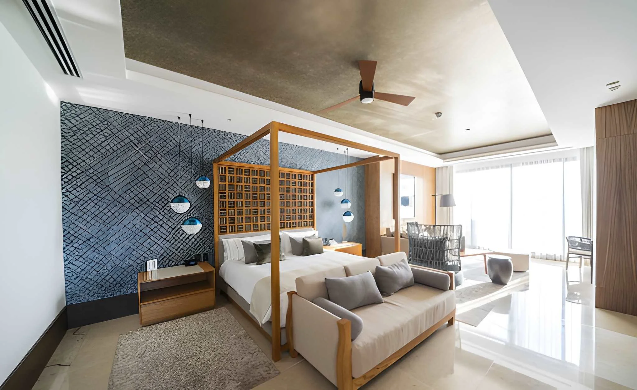 The Estates Four Bedroom - Nuevo Vallarta - King Bed Master Room