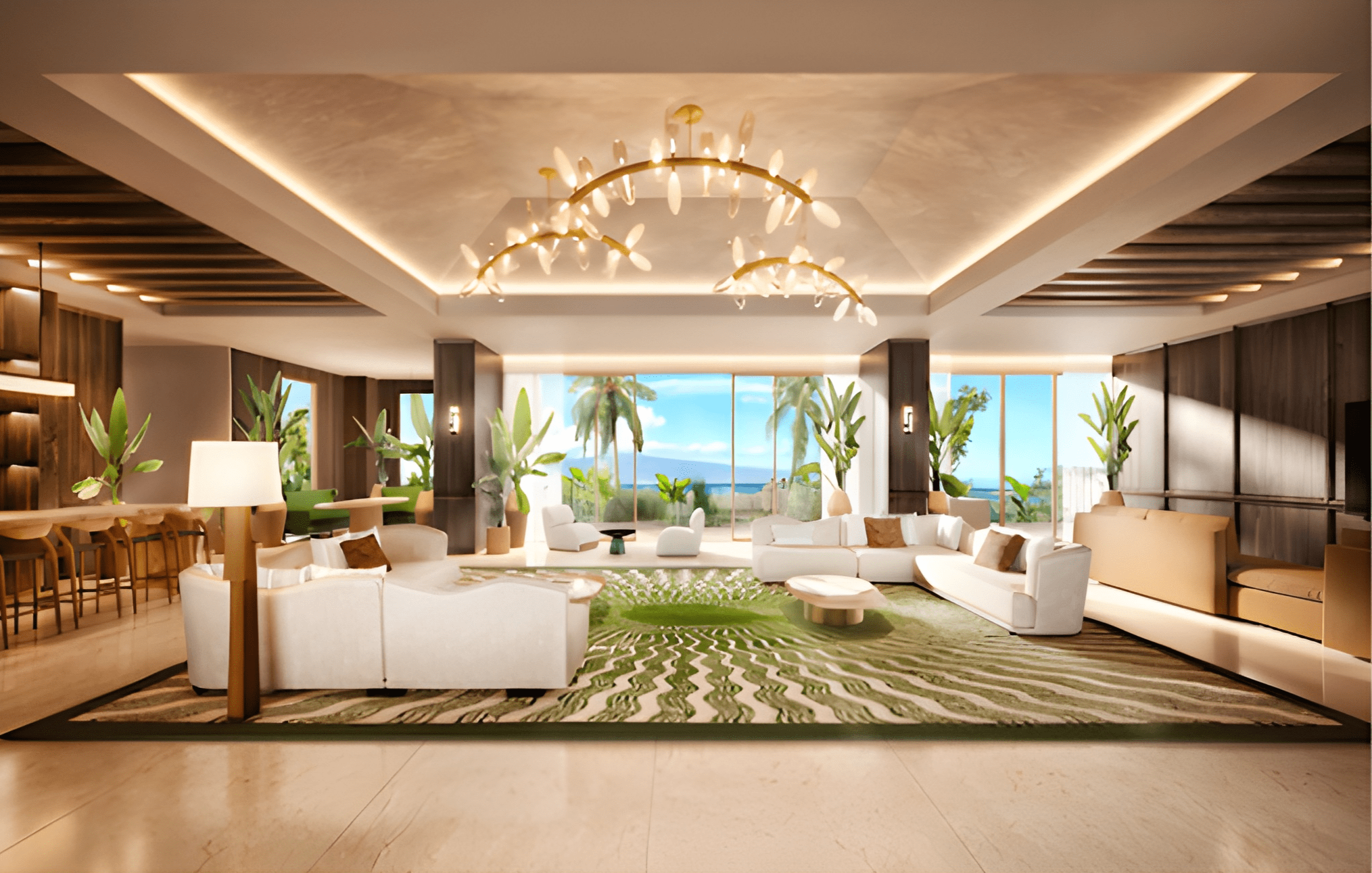 Emperor's Pavilion Loft Vidanta - Nuevo Vallarta - Living Room