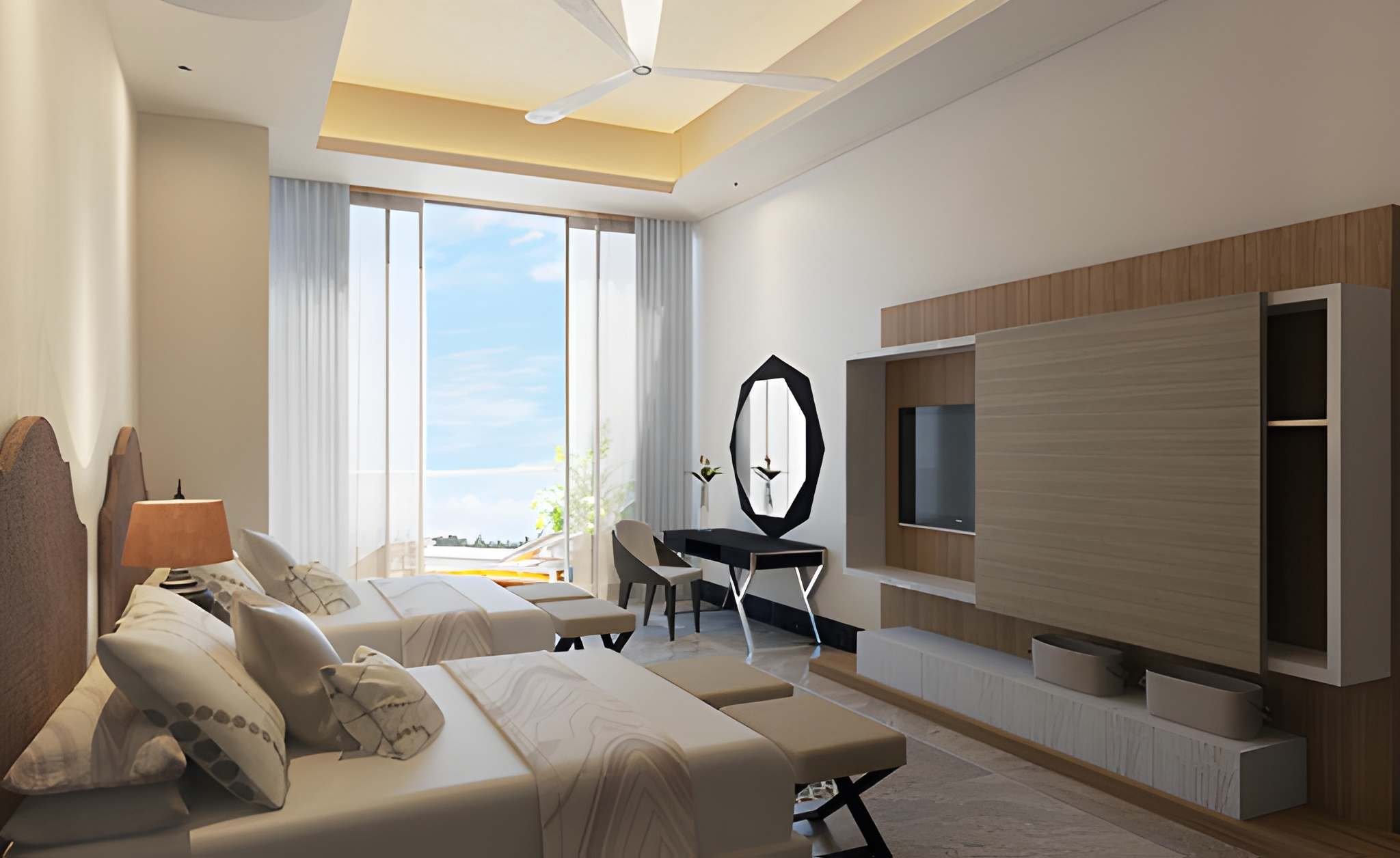Four Bedroom Residence - Riviera Maya - Double Beds