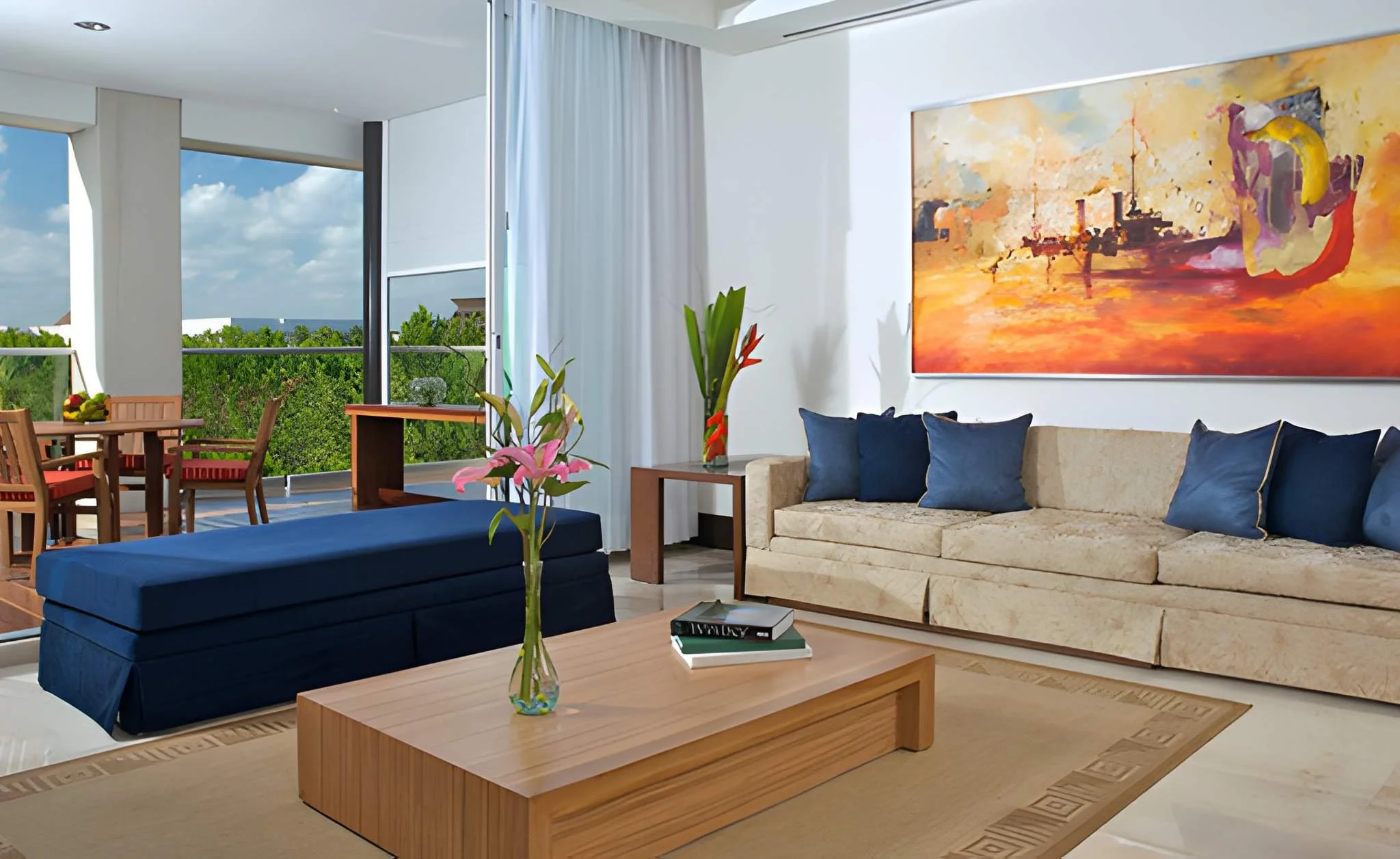 Grand Luxxe Two Bedroom Master Suite - Riviera Maya - Living Room