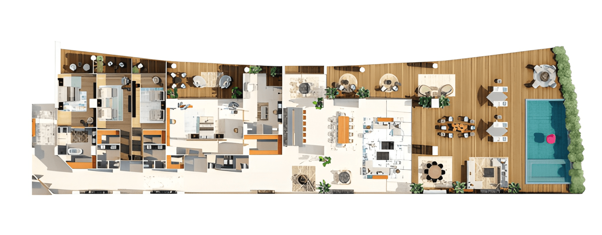 Emperor's Pavilion Loft Vidanta Nuevo Vallarta Floor Plan