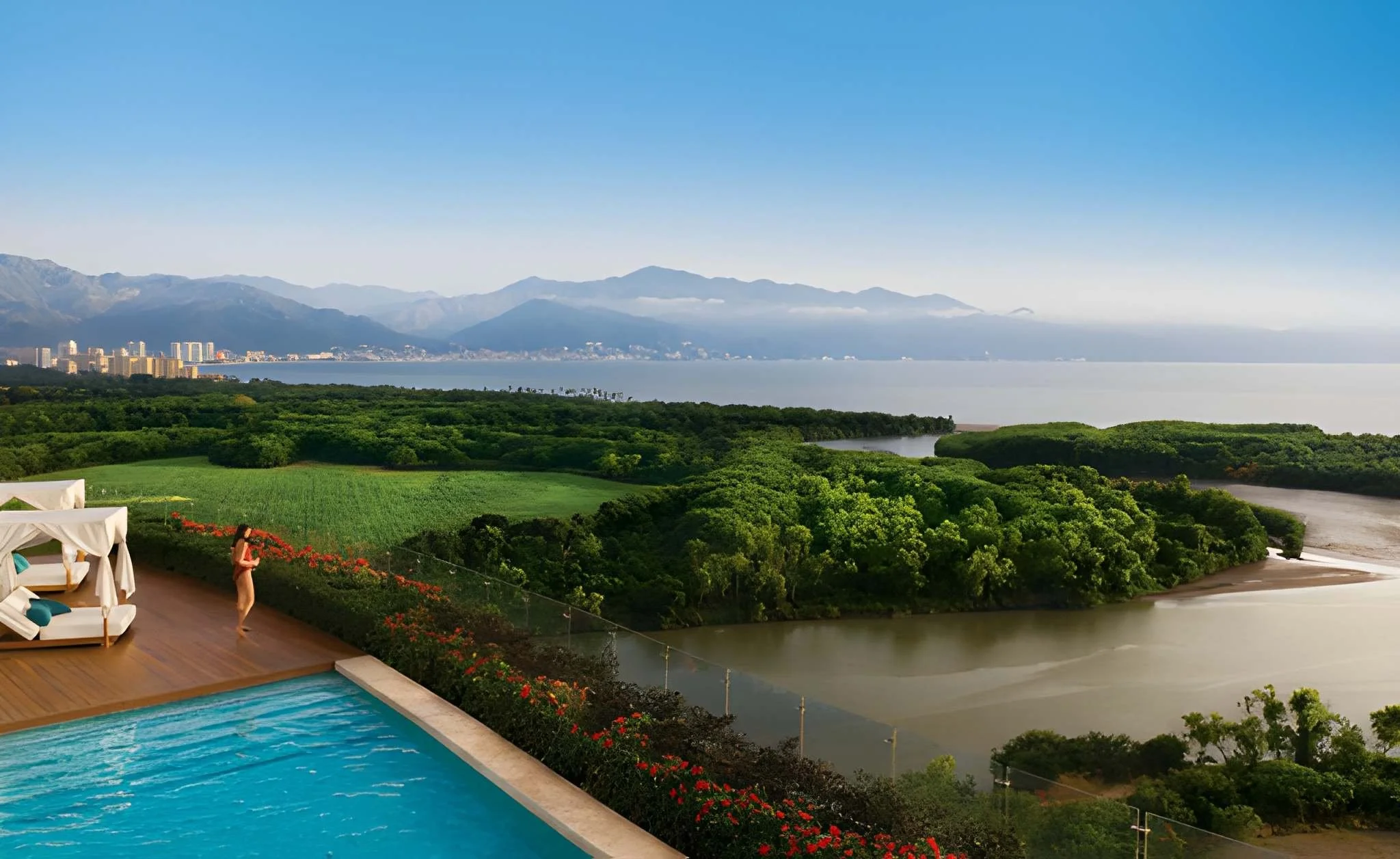 Grand Luxxe Residence - Nuevo Vallarta - SkyGarden Pool Jungle Mountain View