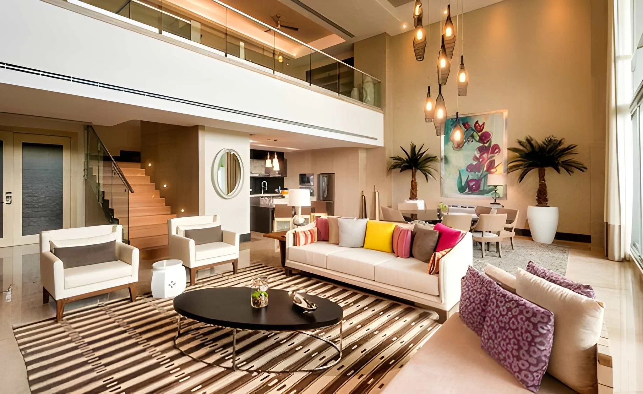 2 Bedroom Grand Luxxe Residence Loft - Riviera Maya - Living Room
