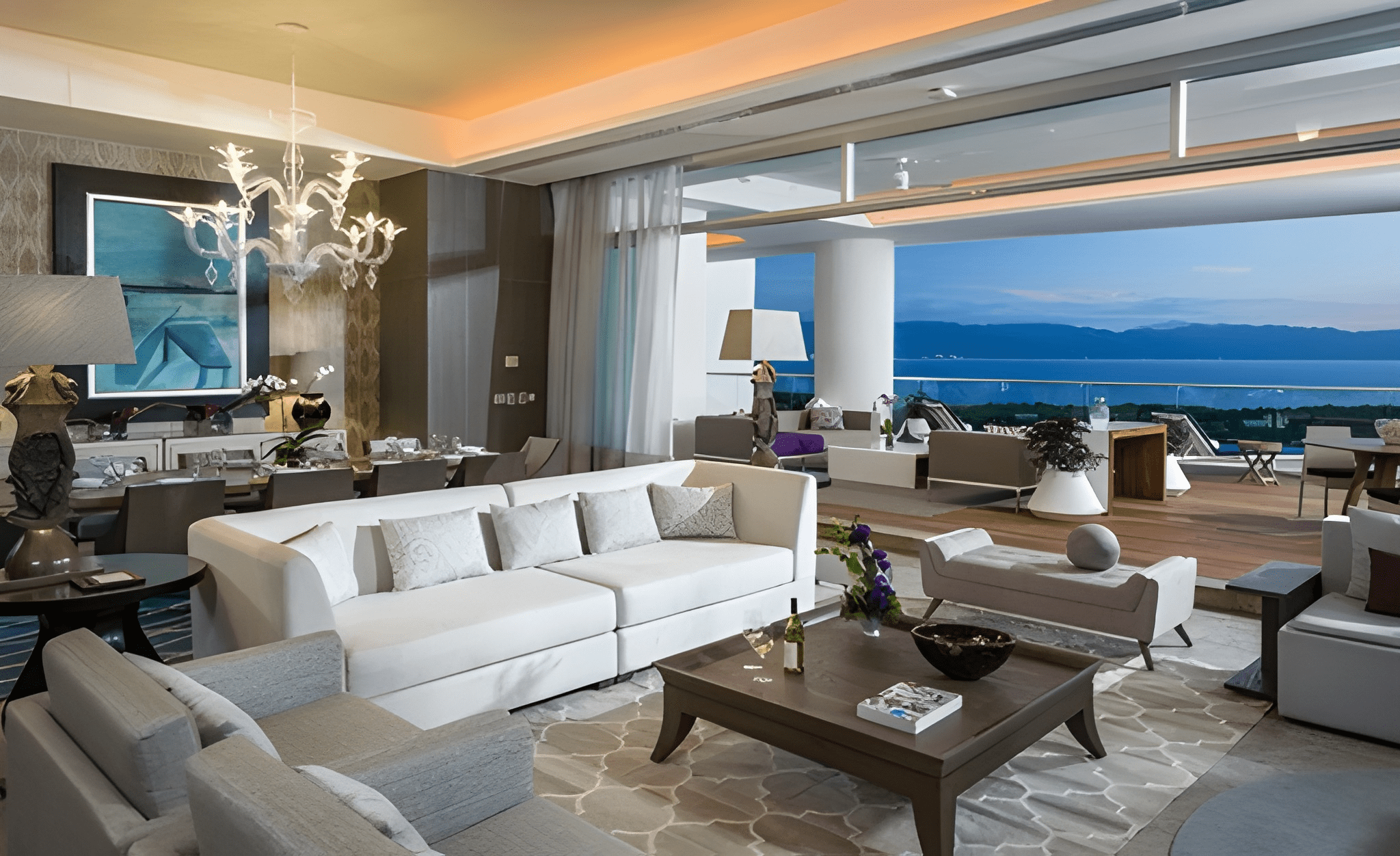 Four Bedroom Residence - Nuevo Vallarta - Living Room