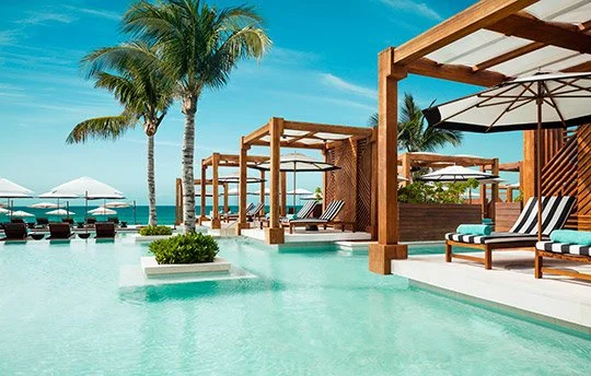 Luxury pool at Vidanta Riviera Maya