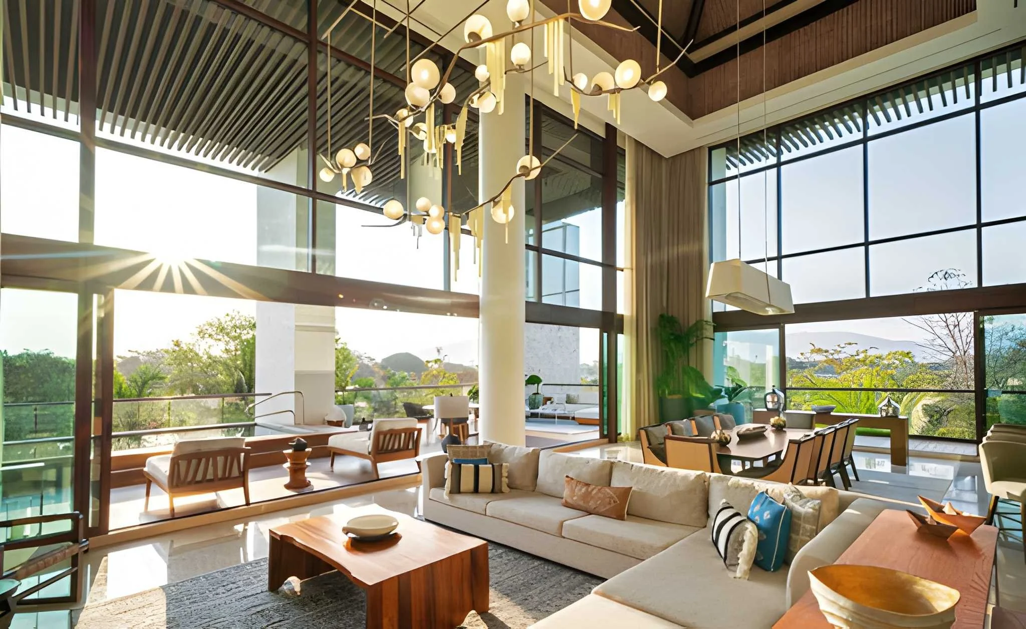The Estates Four Bedroom - Nuevo Vallarta - Living Room
