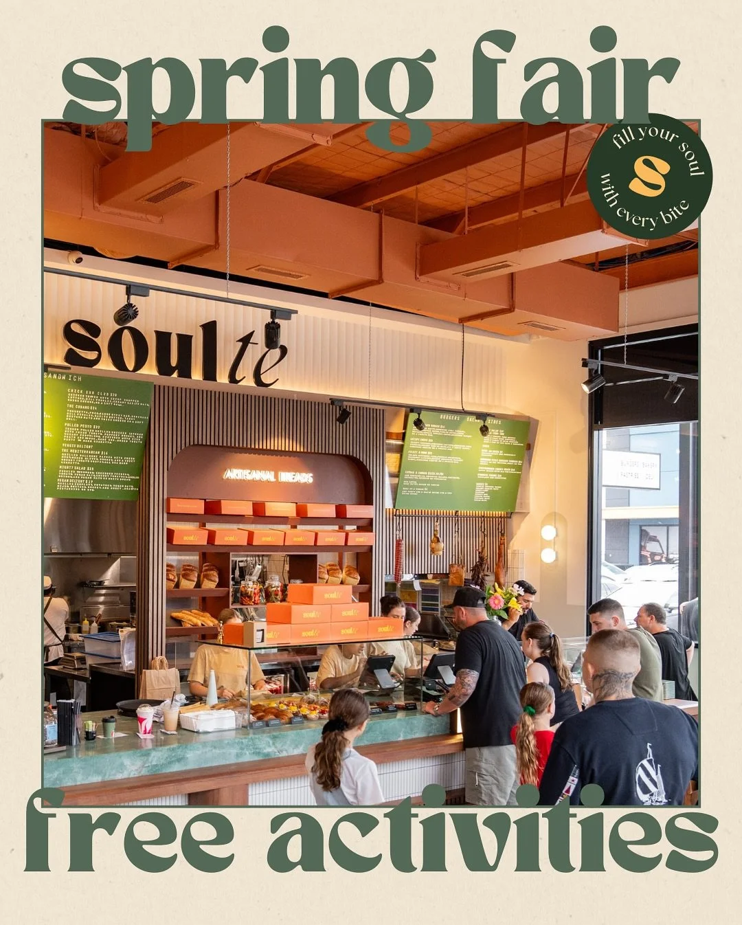 SPRING FAIR AT @greatwesterncentre 🌸🎉
It&rsquo;s all happening Friday 10 &amp; Saturday 11 October!

FREE family fun, music, food, flowers, &amp; good vibes from 10am&ndash;3pm daily. We&rsquo;ll be here for you to grab your fave Soul𝒕𝒆 eats betw