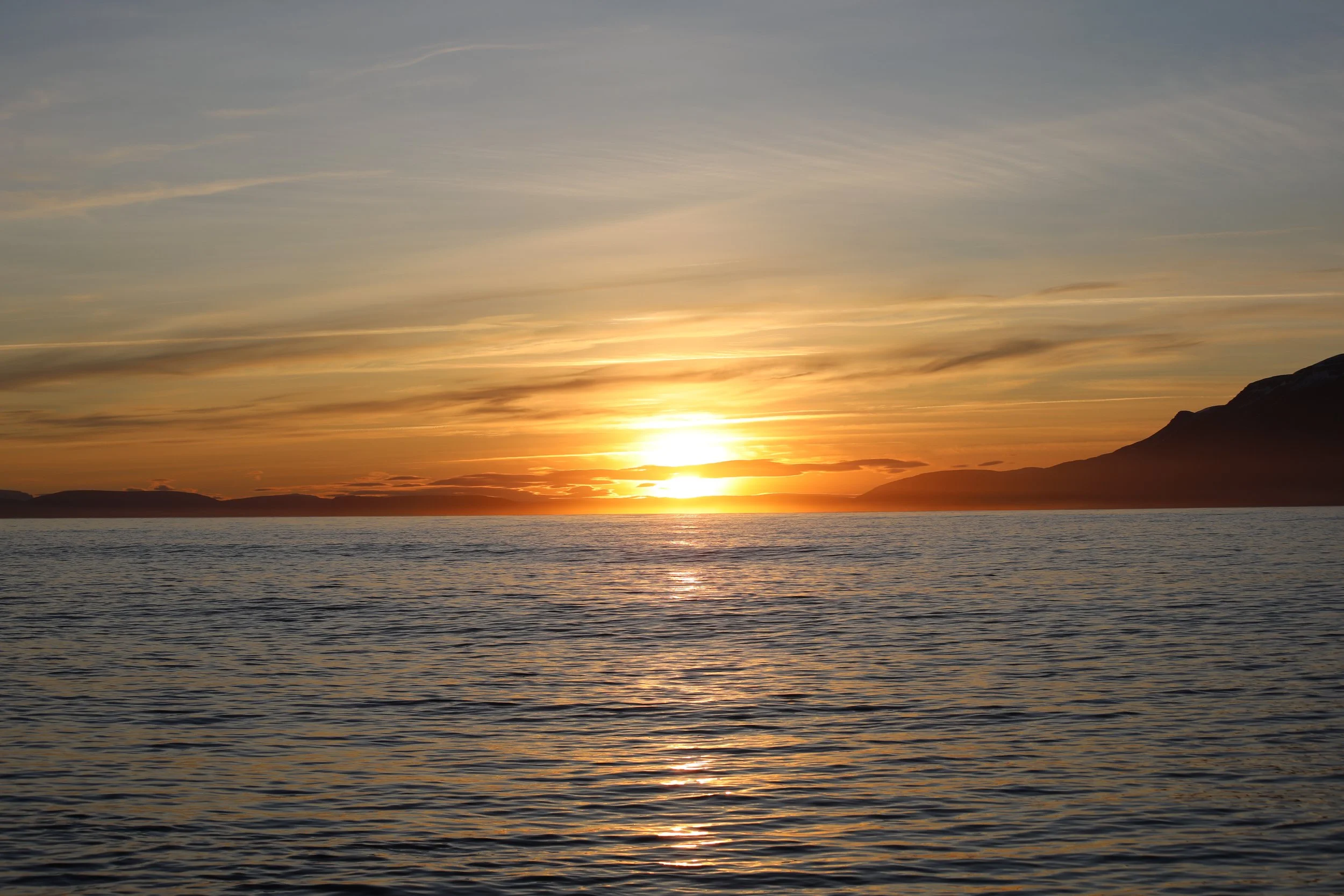 A Beautiful Start to April on Skjálfandi Bay