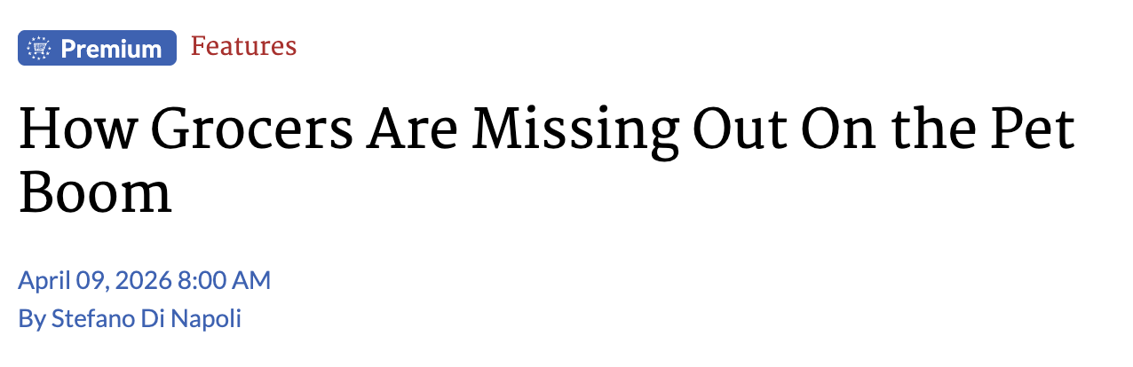 How Grocers Are Missing Out On the Pet Boom