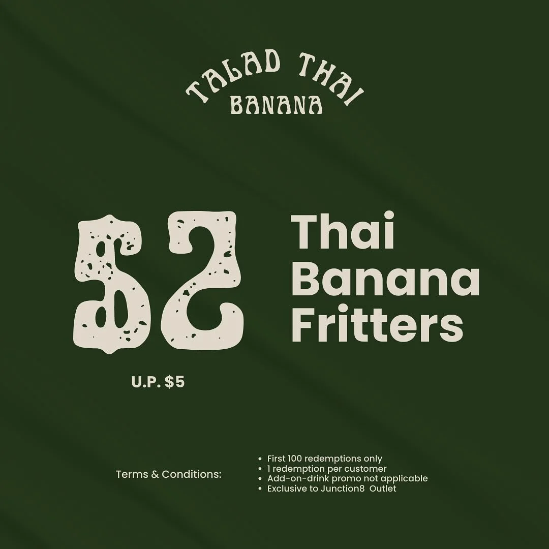📢 J8 GRAND OPENING PROMO: $2 BANANAS &mdash; FIRST 100 PAX 🍌🌴🏃&zwj;♂️

Our 8th outlet will be opening tomorrow at no other than&mdash; @junction8sg! To celebrate this grand opening, we&rsquo;ll be offering 6 pieces banana set for only $2 (U.P $5)