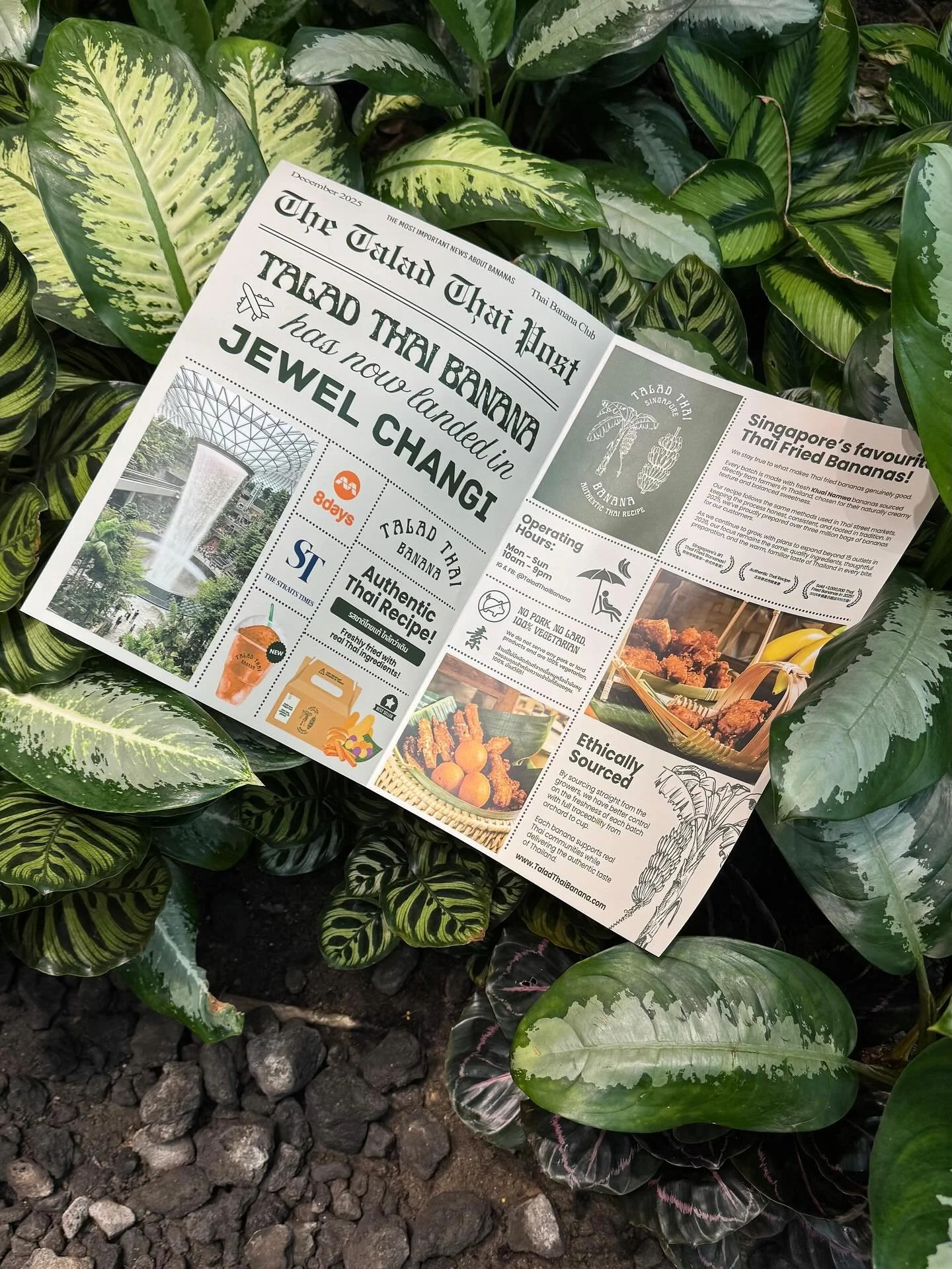 We&rsquo;ve landed in Jewel Changi Airport! ✈️🌍 A significant milestone for us 🍌 

Our traditional recipe follow the same methods used in Thai street markets, keeping the process honest, consistent and rooted in tradition. In 2025&ndash; we&rsquo;v
