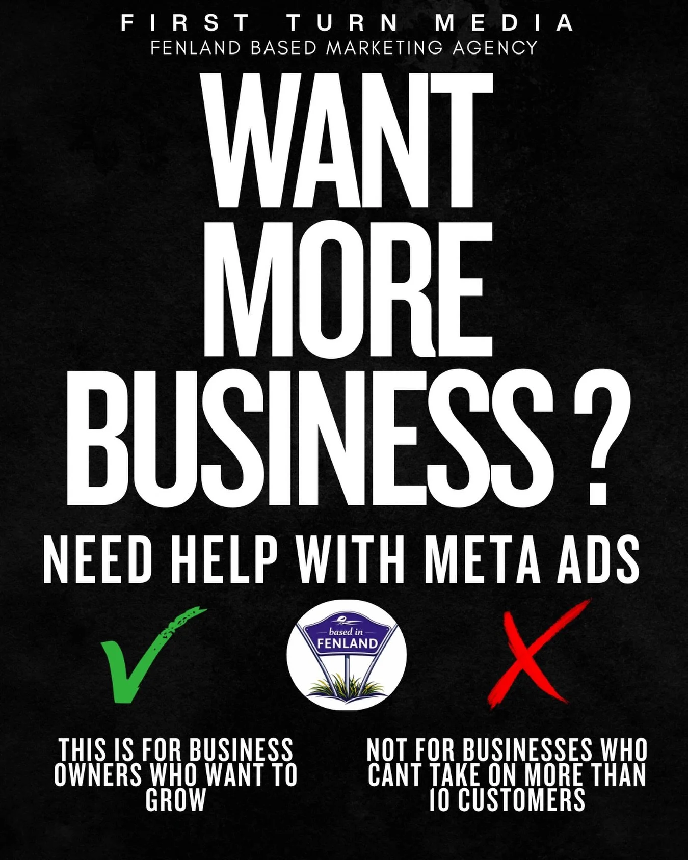 Meta ads on their own won&rsquo;t fix a weak offer, unclear positioning or a broken customer journey - we build the whole journey, so that Meta Ads C O N V E R T ! 

If you&rsquo;ve dabbled in ads but didn&rsquo;t see a return, can you honestly say t
