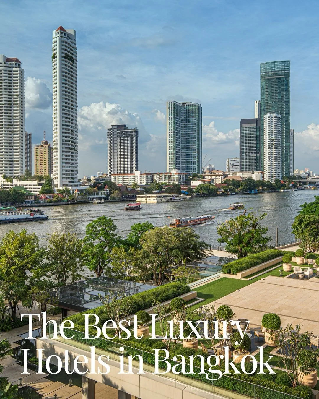 Looking for a unique and luxurious place to stay while you are visiting #bangkok here&rsquo;s our list of the best #luxury hotels. 

1. @fsbangkok Four Seasons Hotel Bangkok at Chao Phraya River 

2. @capellabangkok Capella Bangkok

3. @thepeninsulab