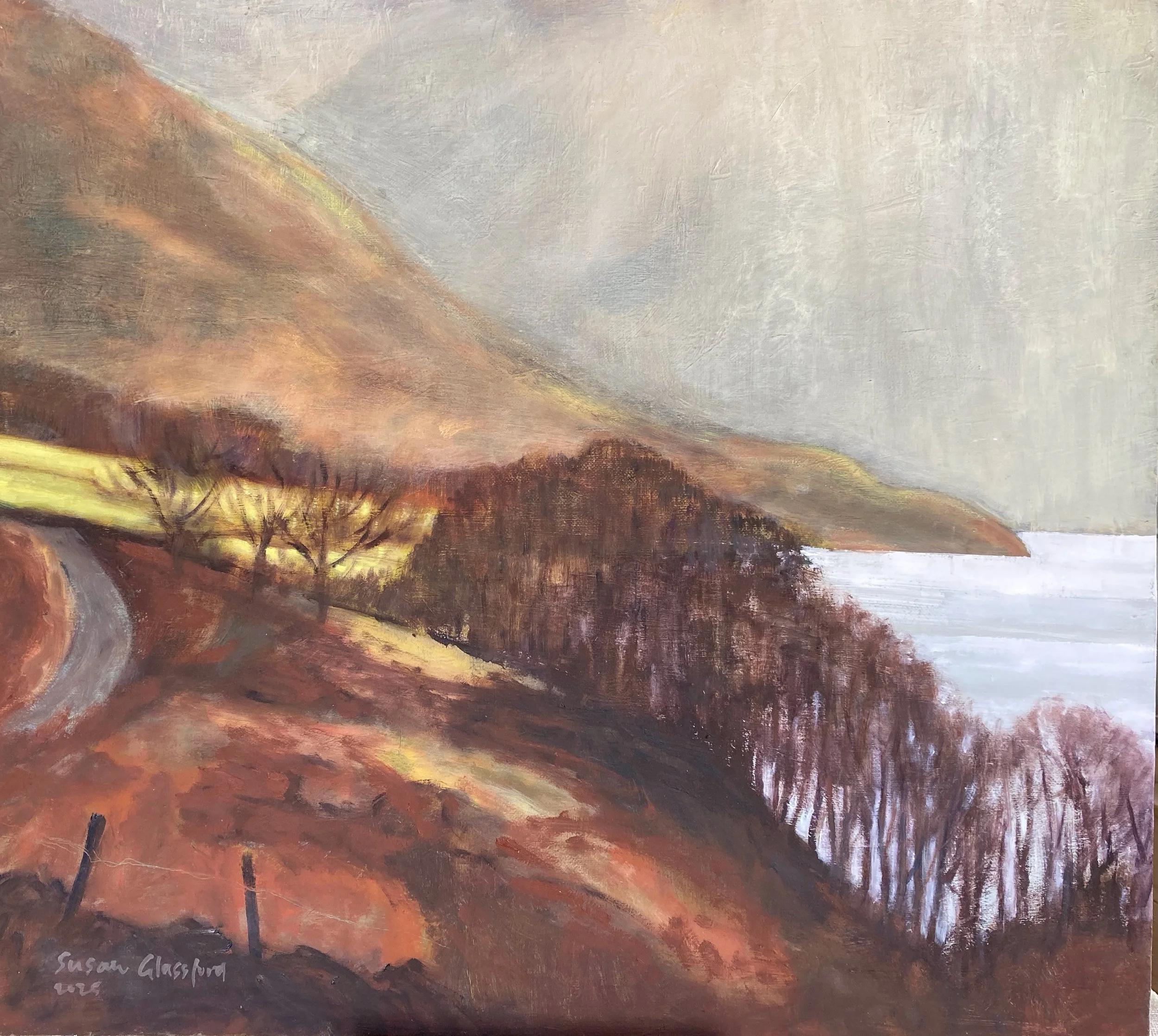 GlassfordSusanH-November Trees- Crummock Water-oil on board-.jpeg