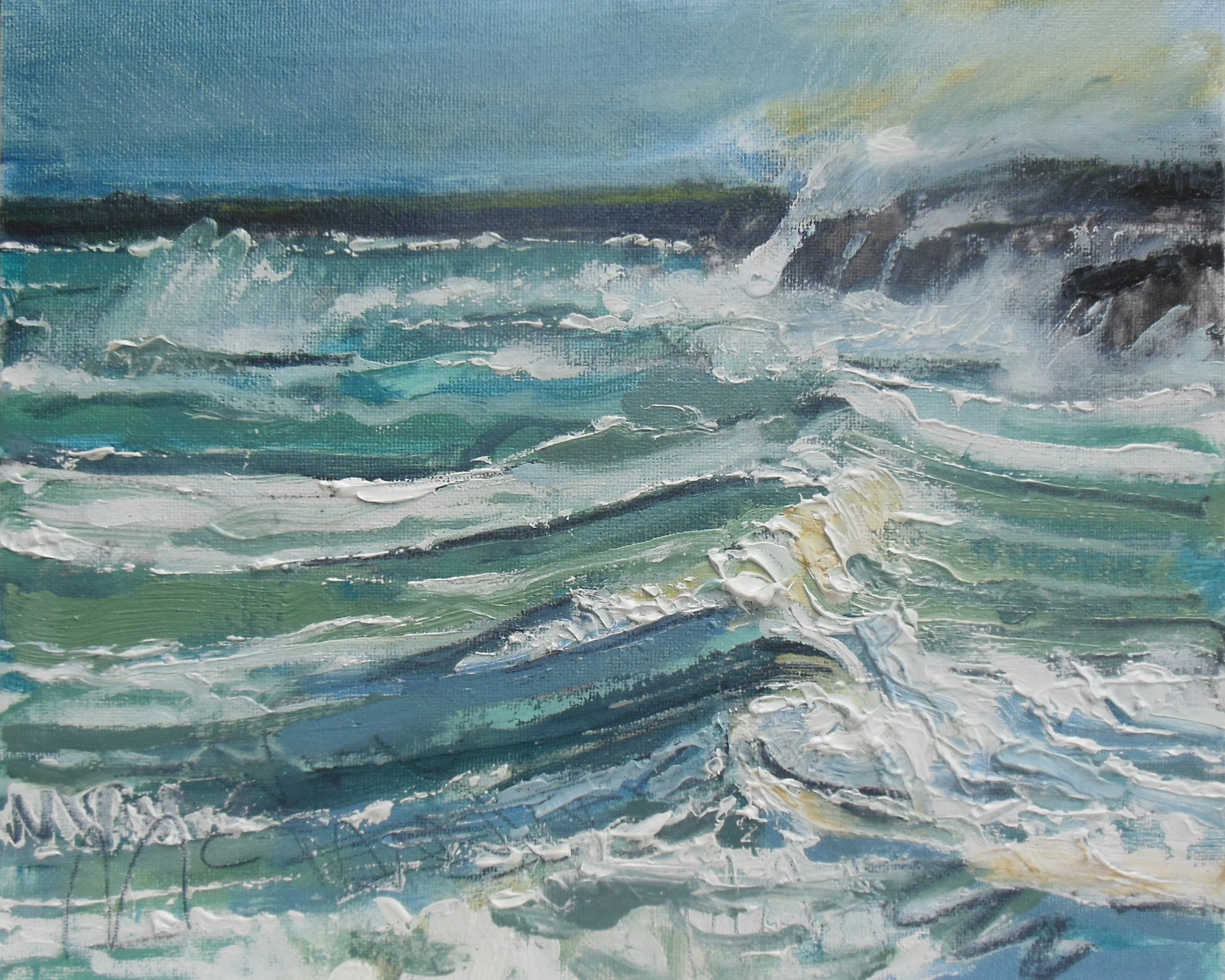 A  Rough Seas in the Bay I.JPG