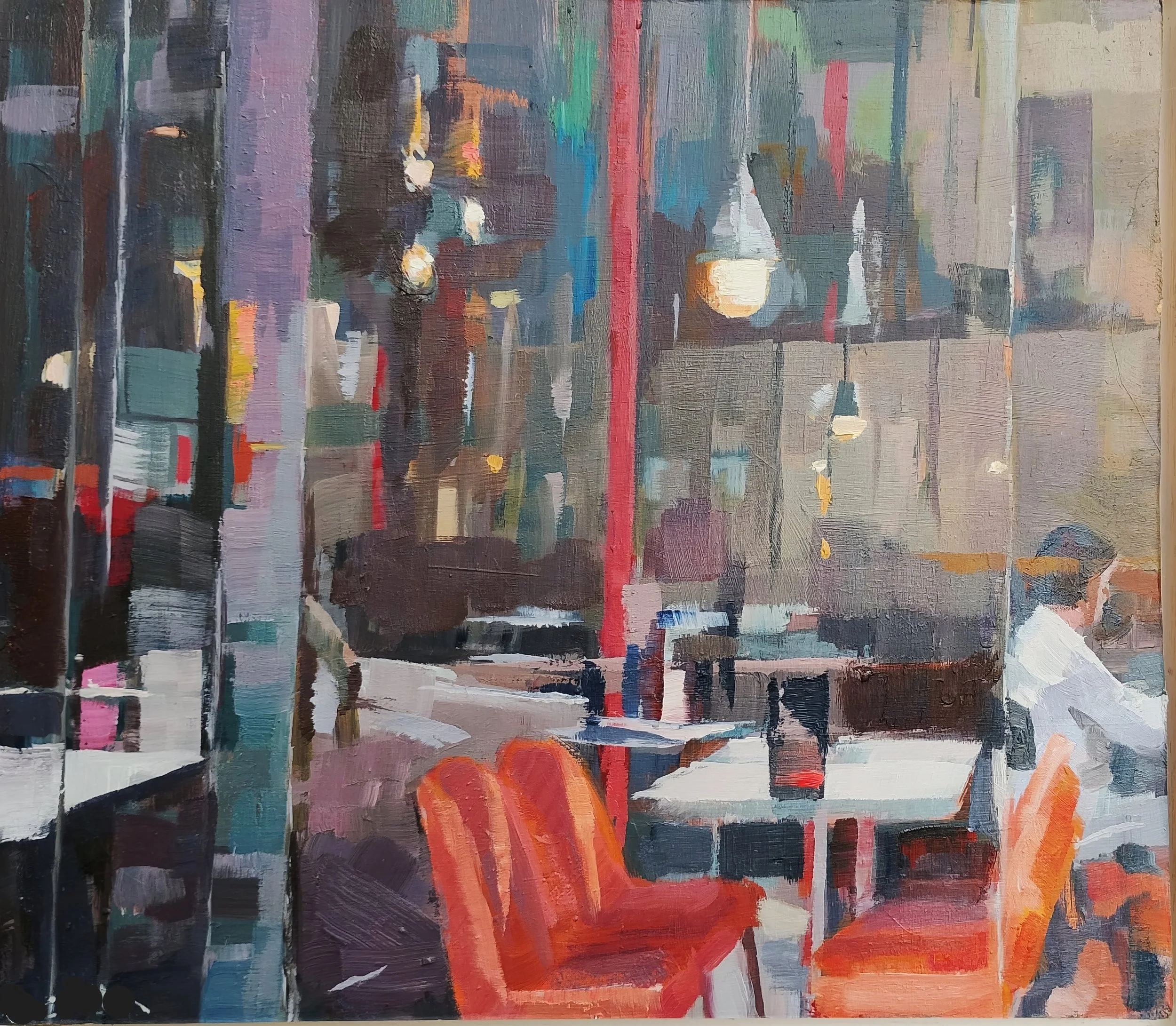 Cafe Interior study.Oil on Board.jpg