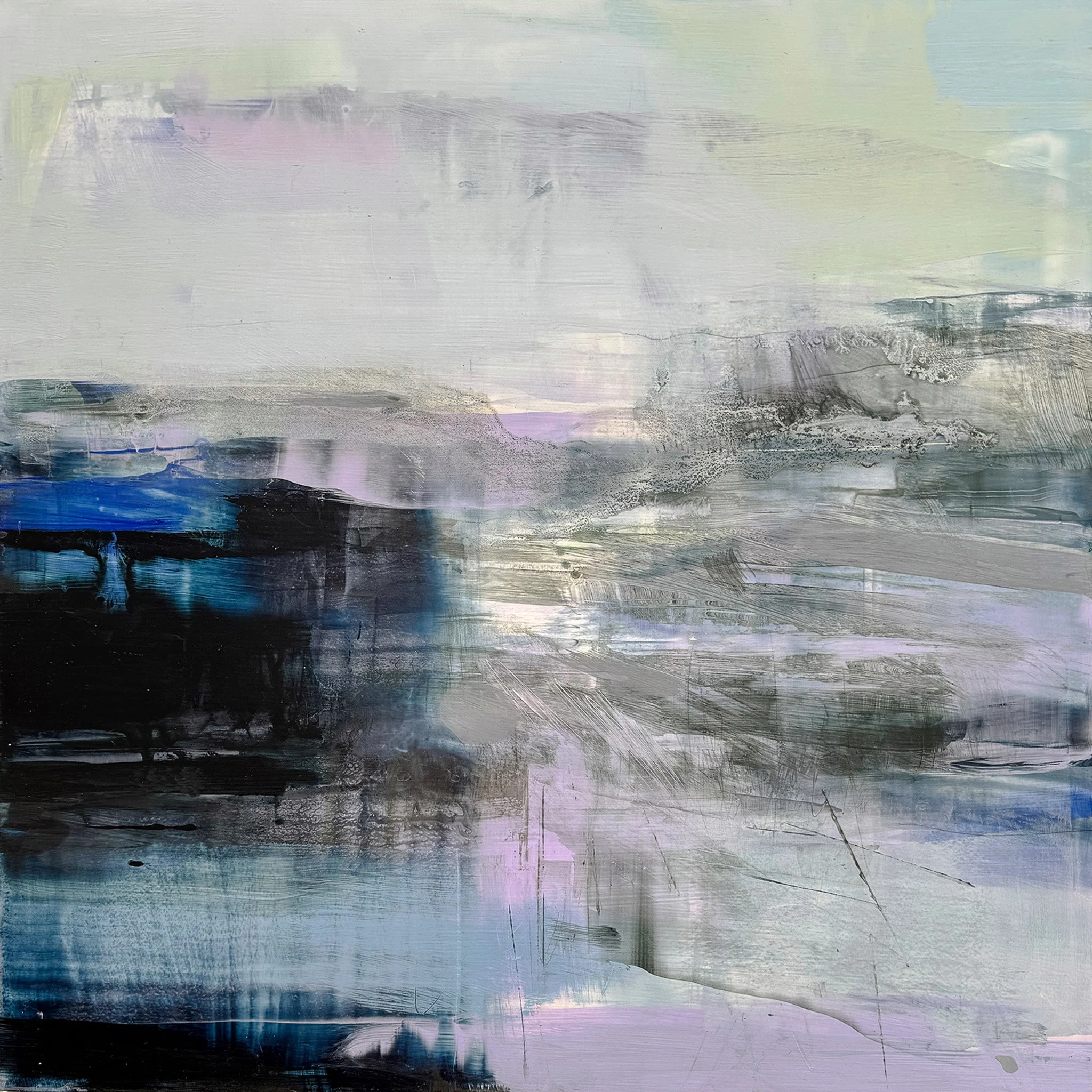 Janette Phillips 'Blush', acrylic, 50 x 50cm, £840
