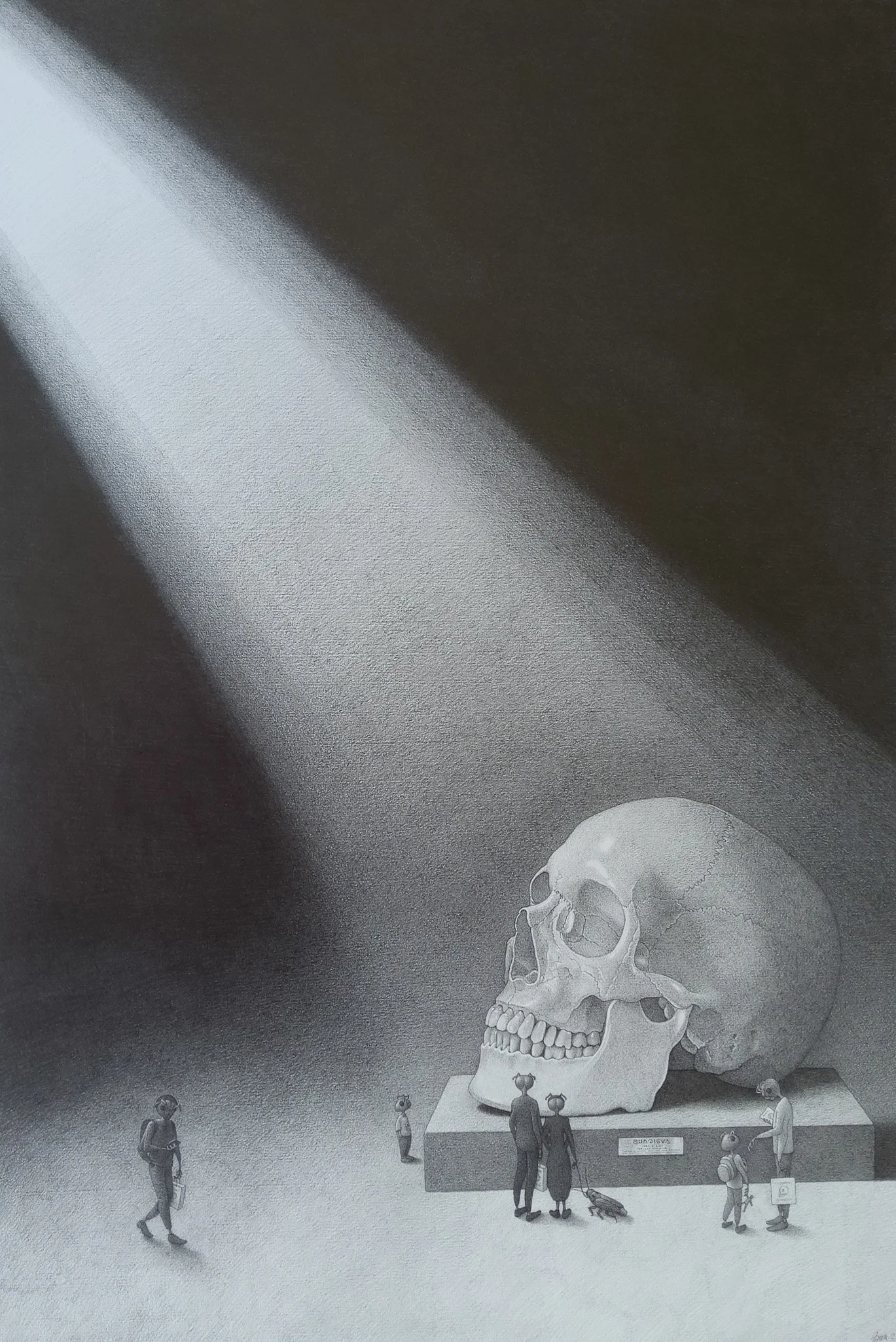 Dawn G Chandler 'Relic', pencil, 79 x 58cm, £950