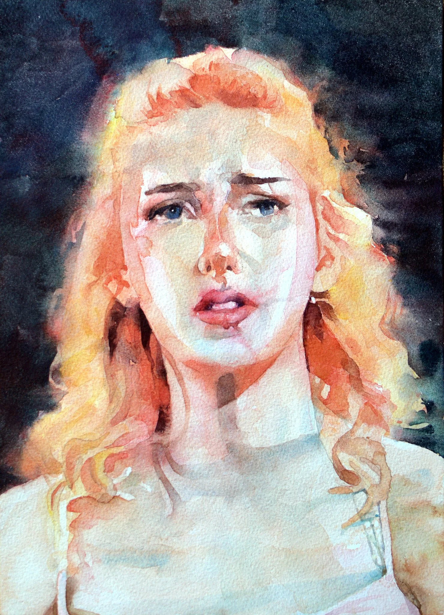 Catherine Macdiarmid 'Glow', watercolour on paper, 36 x 28cm, £450