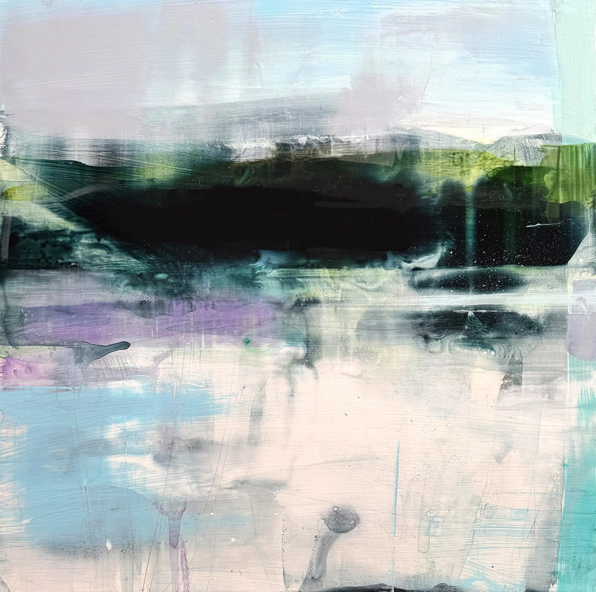 Janette Phillips 'Shifting Light', acrylic, 43 x 43cm, £740