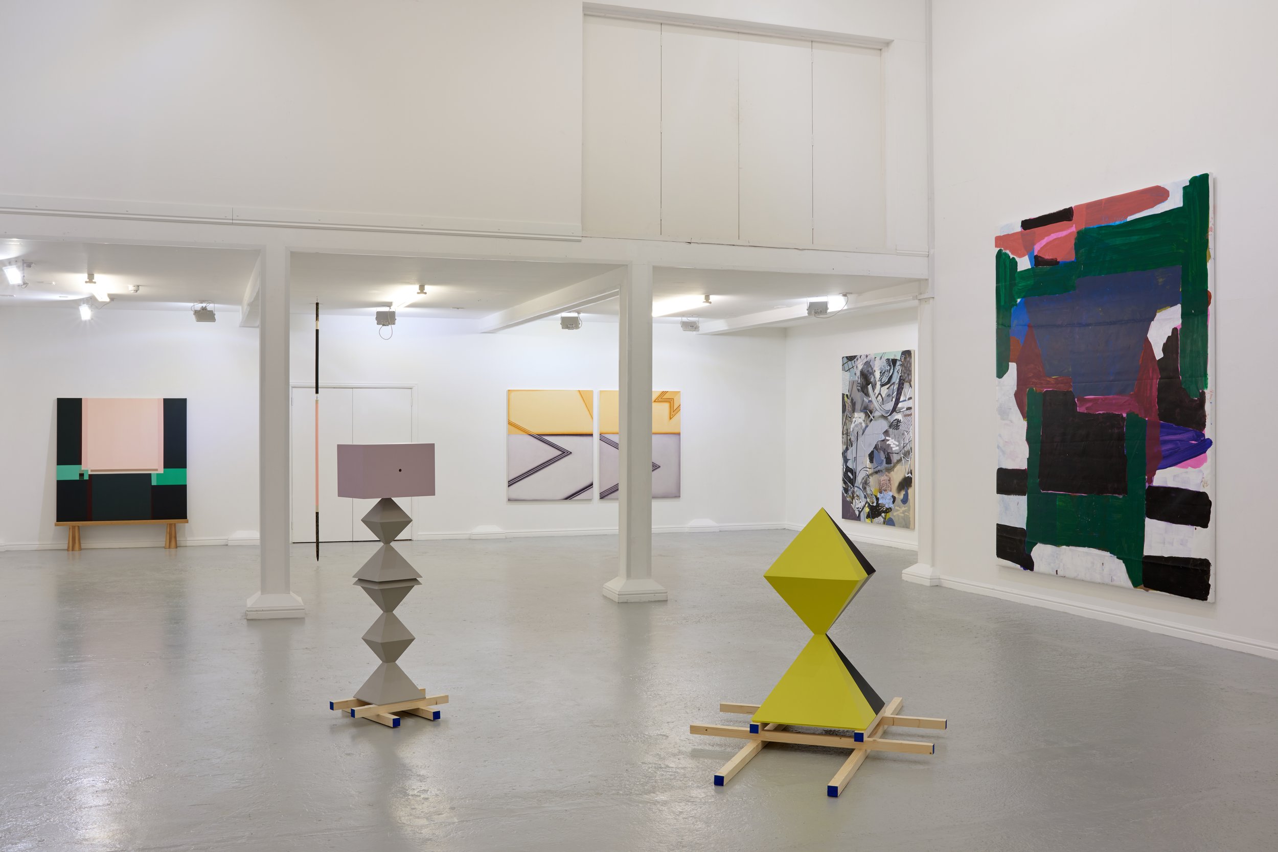 The Inhuman / Difficult Transition: Thames-Side Studios Installation.
Works by Günther Herbst, Andrea Medjesi, and Selma Parlour, Alice Browne and Kes Richardson.