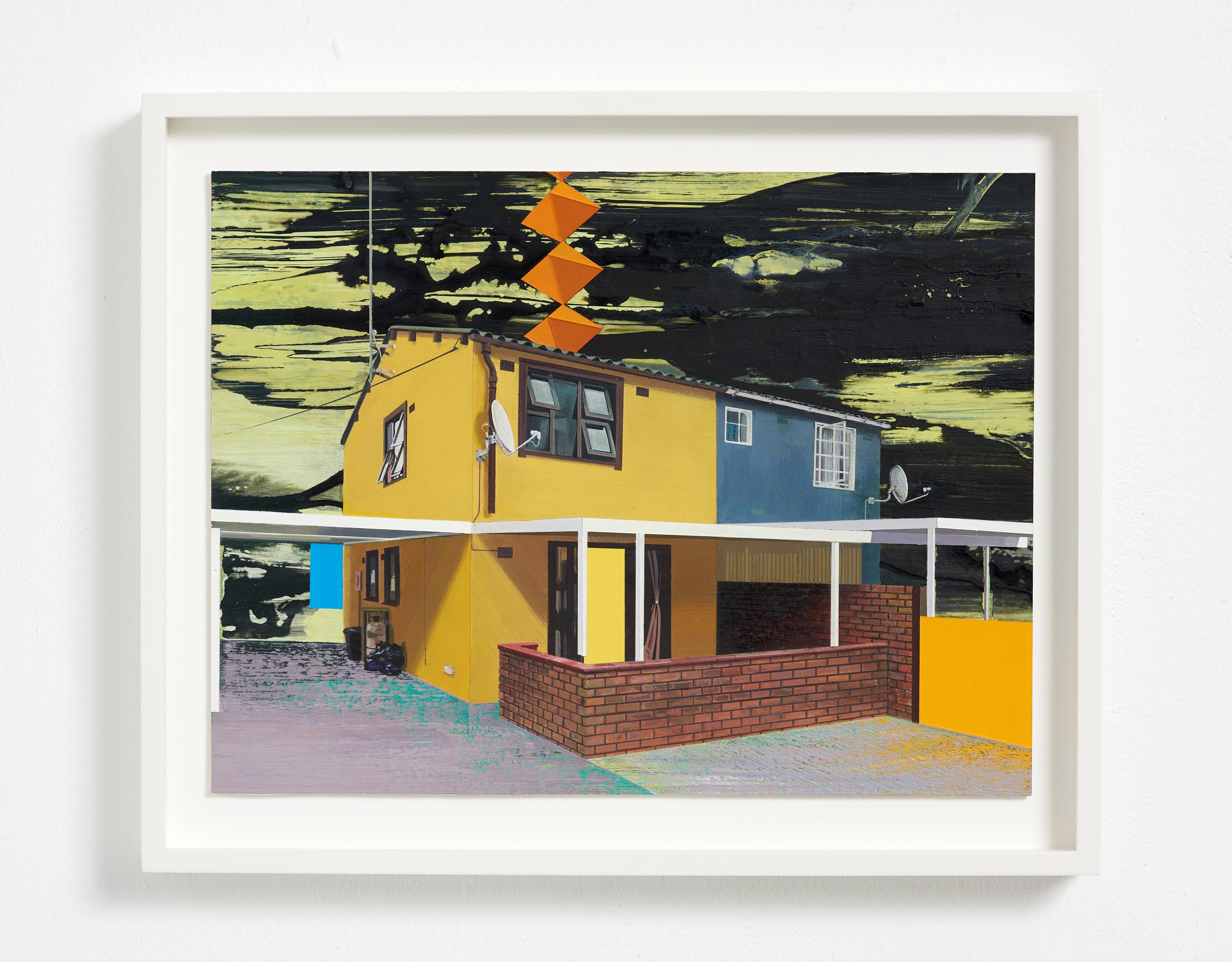 House Sandringham 2023, Acrylic on paper, 32.5 x 40 cm.